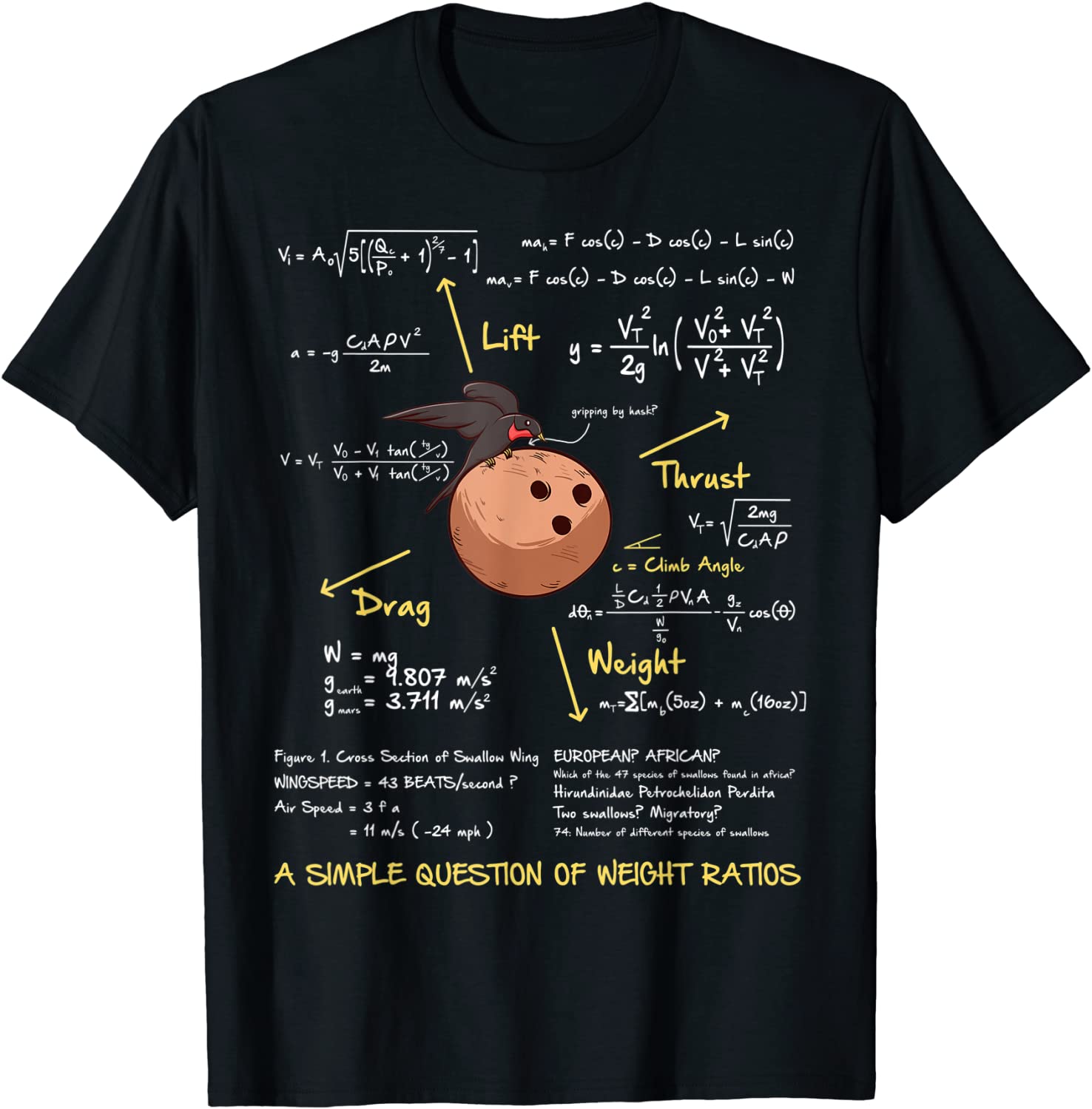 A Simple Question Of Weight Ratios Funny Math T-Shirt