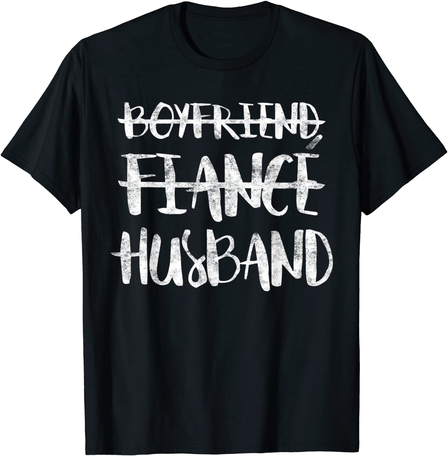 Mens Boyfriend Fiance Husband T-Shirt Married Man Wedding Gift T-Shirt