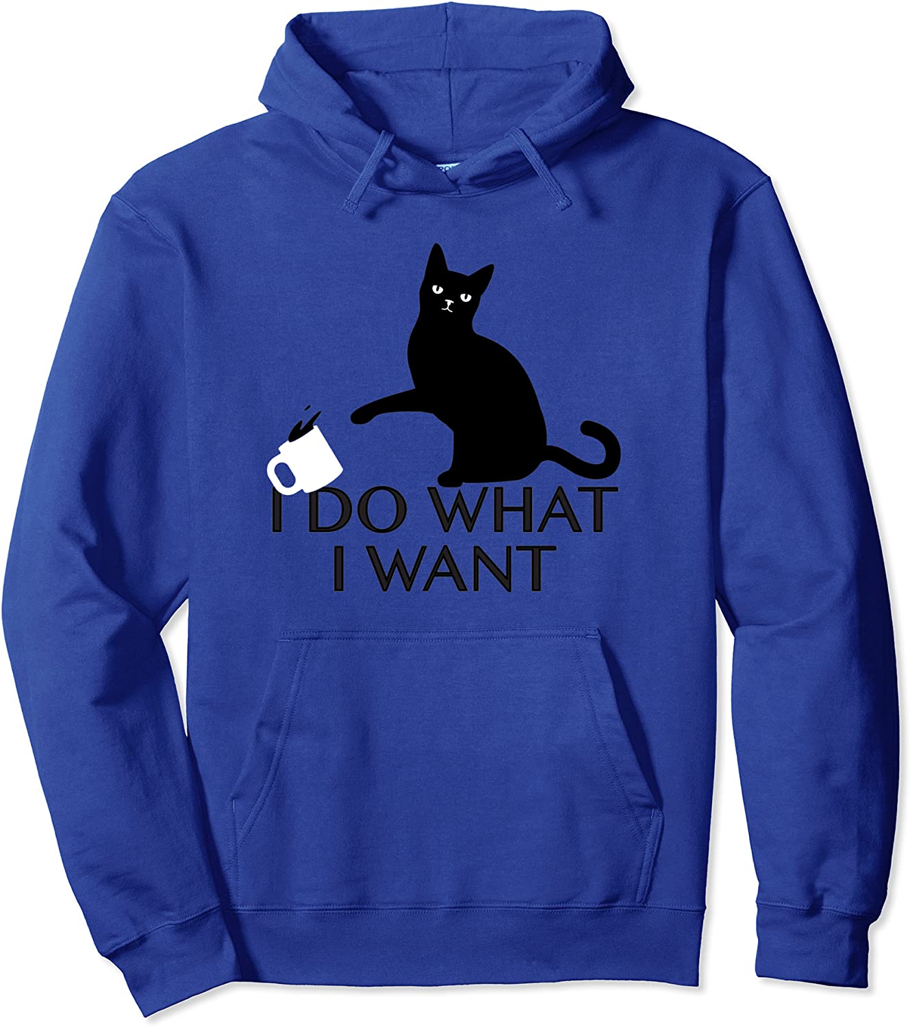 Funny Cat Personality shirt I Do What I Want Pullover Hoodie