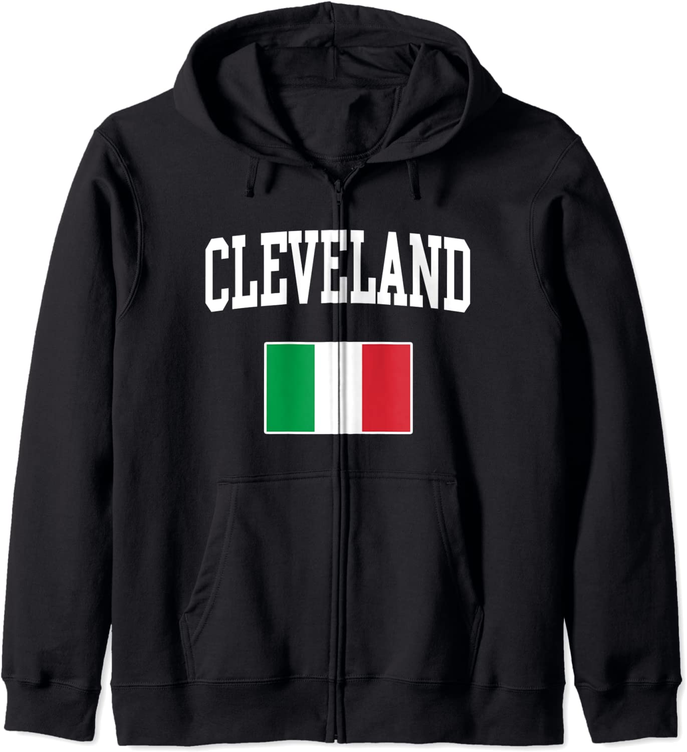 Cleveland Italian Flag Italy Italia Italiano Home Hoodie