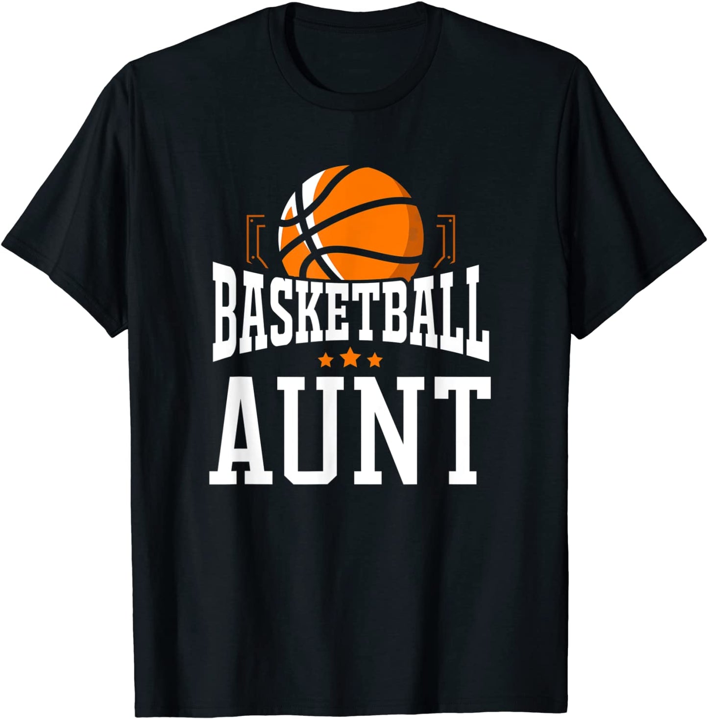 Basketball Aunt Team Sports Fan T-Shirt