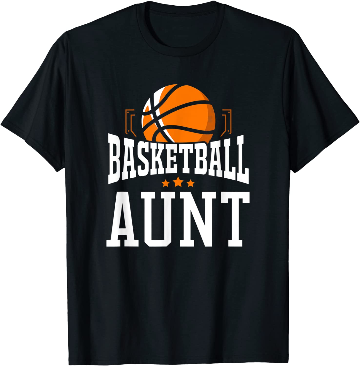 Basketball Aunt Team Sports Fan T-Shirt