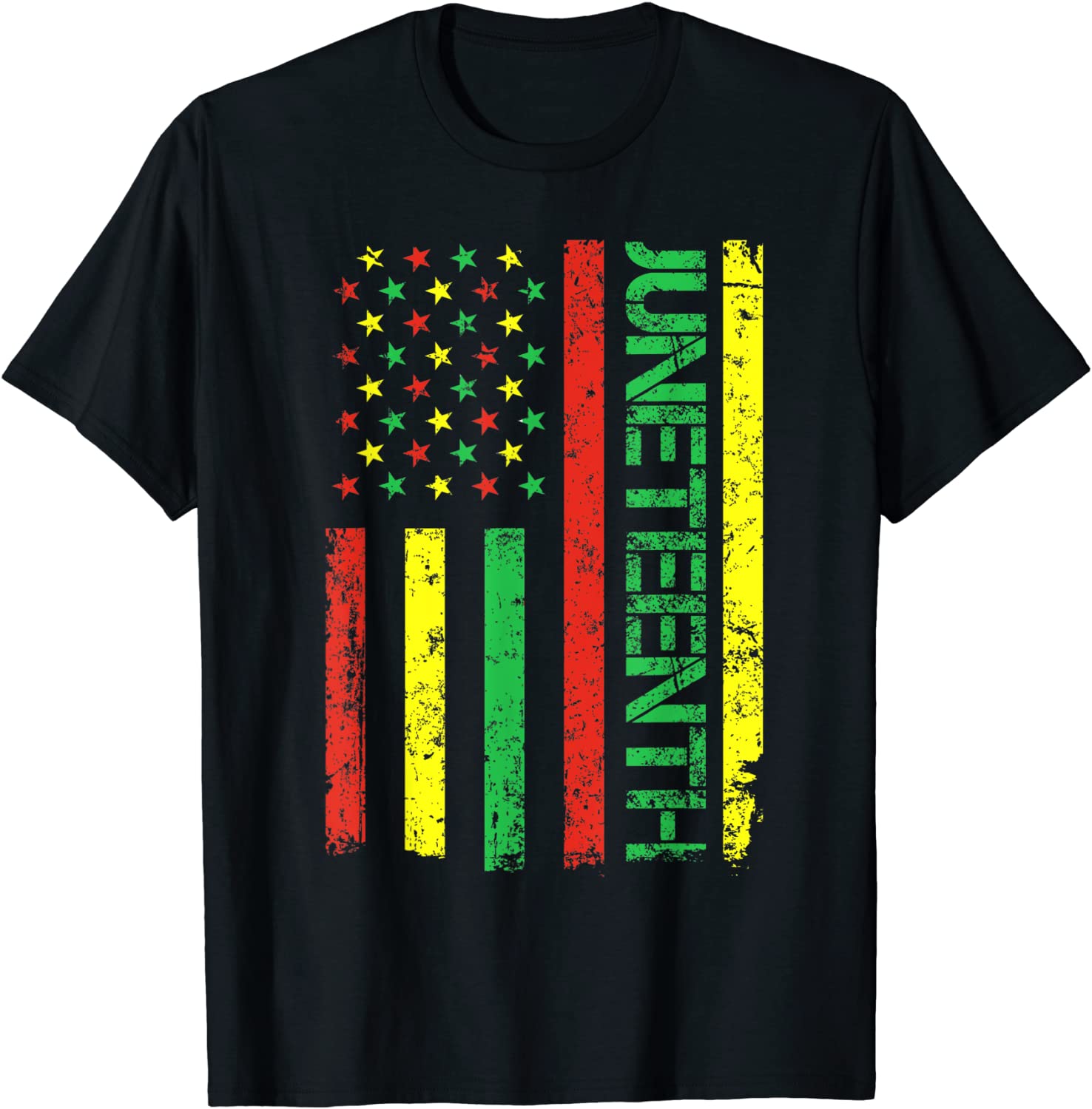 Juneteenth in a Flag for black history day T-Shirt