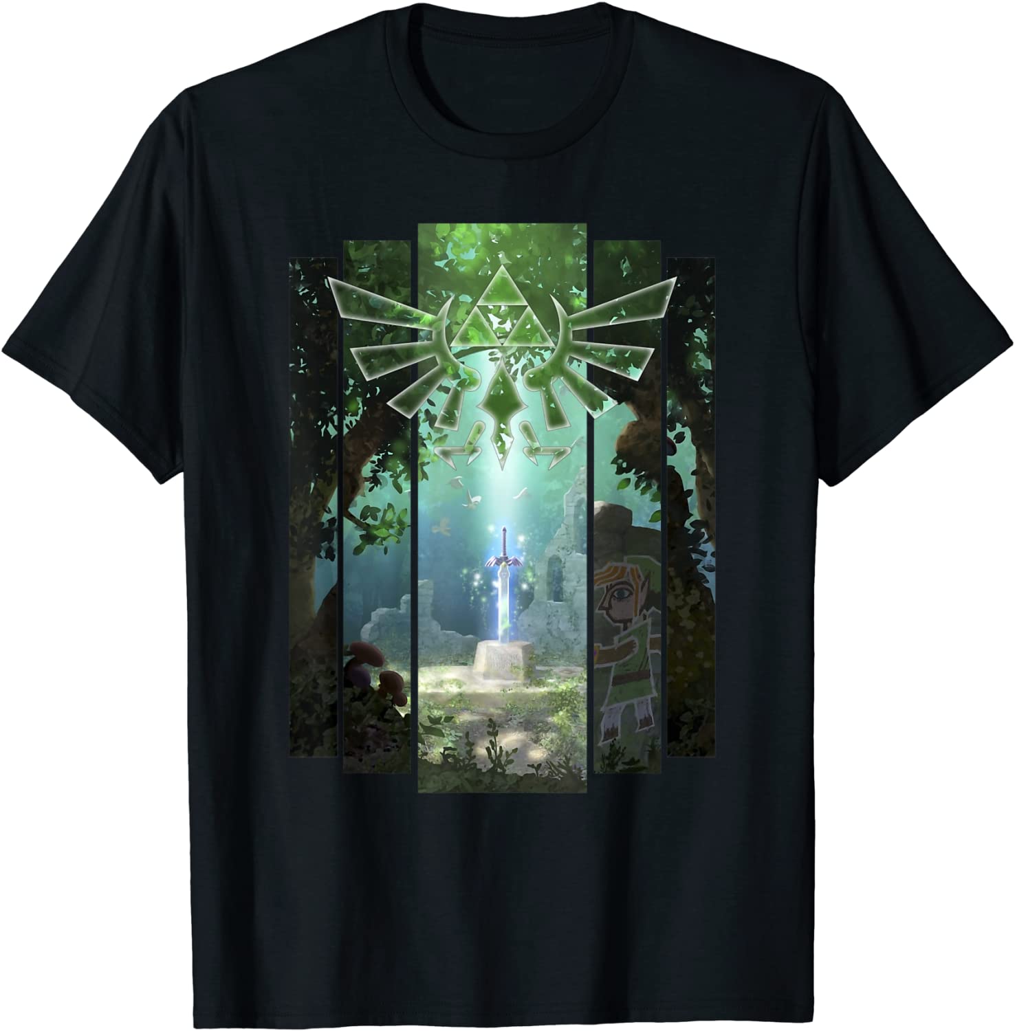 Nintendo Zelda The Master Sword Lost Woods Artwork T-Shirt T-Shirt