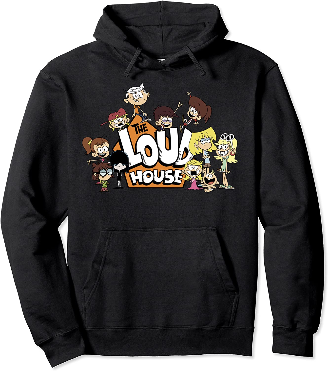 The Loud House Full Group House Logo Pullover Hoodie