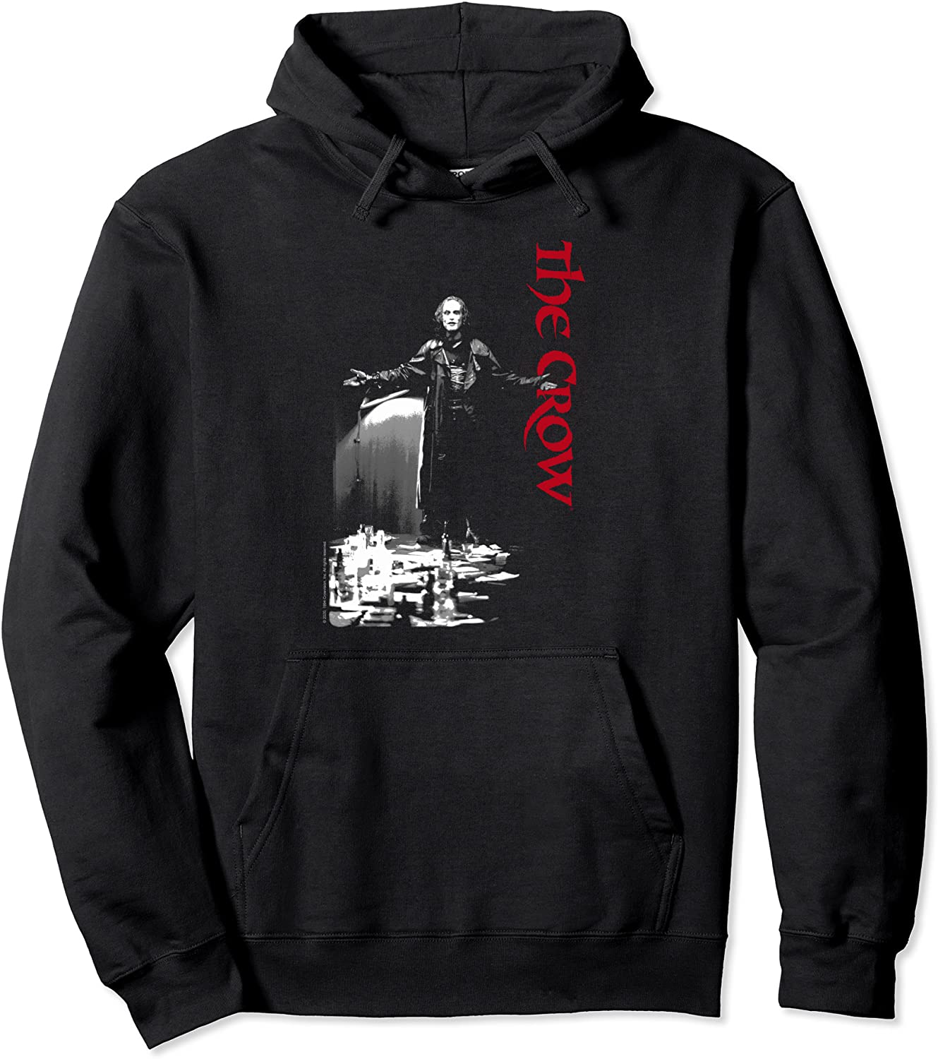 The Crow Taunting Vertical Logo Pullover Hoodie