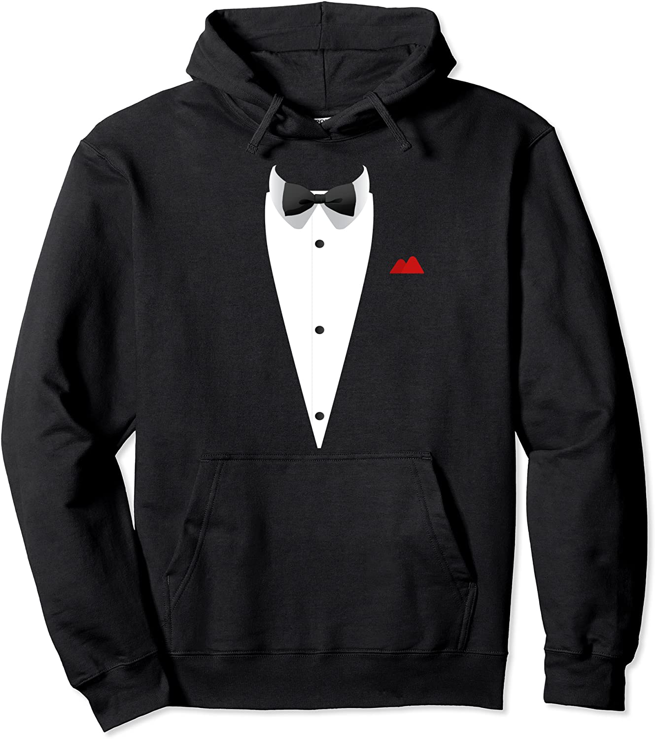 Tuxedo with Bowtie For Funny Wedding And Special Occasions Pullover Hoodie