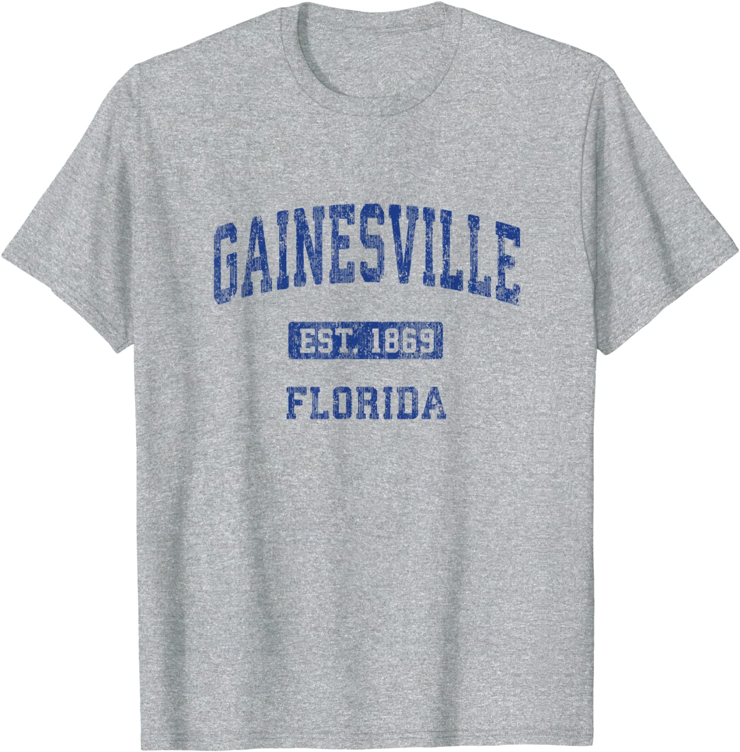 Gainesville Florida FL Vintage Athletic Sports Design T-Shirt