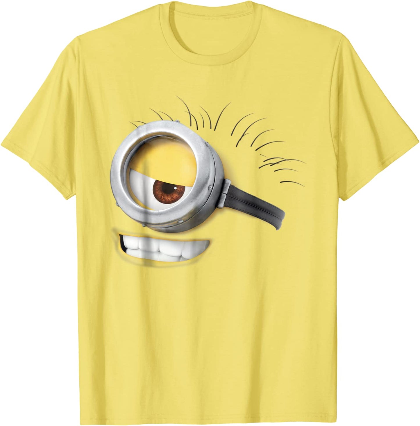 Despicable Me Minions Carl Smirk Face Graphic T-Shirt
