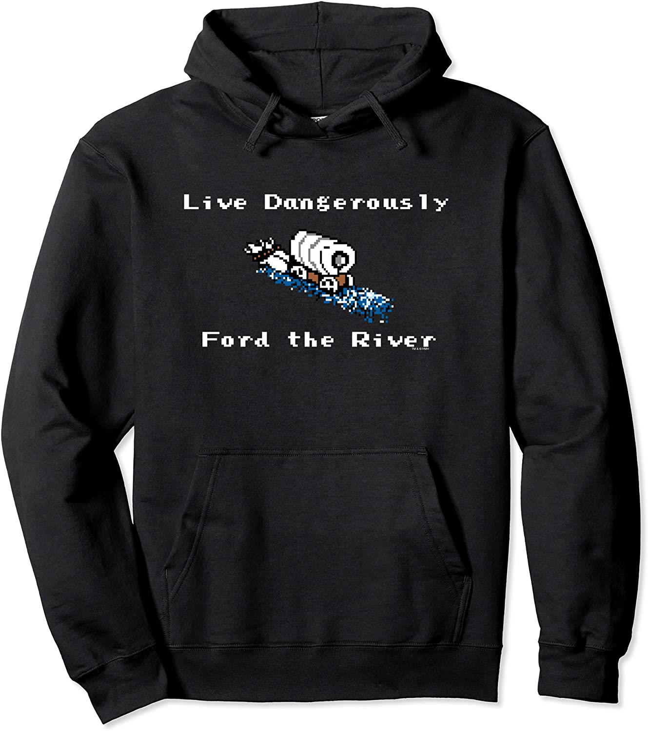 Oregon Trail Live Dangerously Ford the River Pullover Hoodie