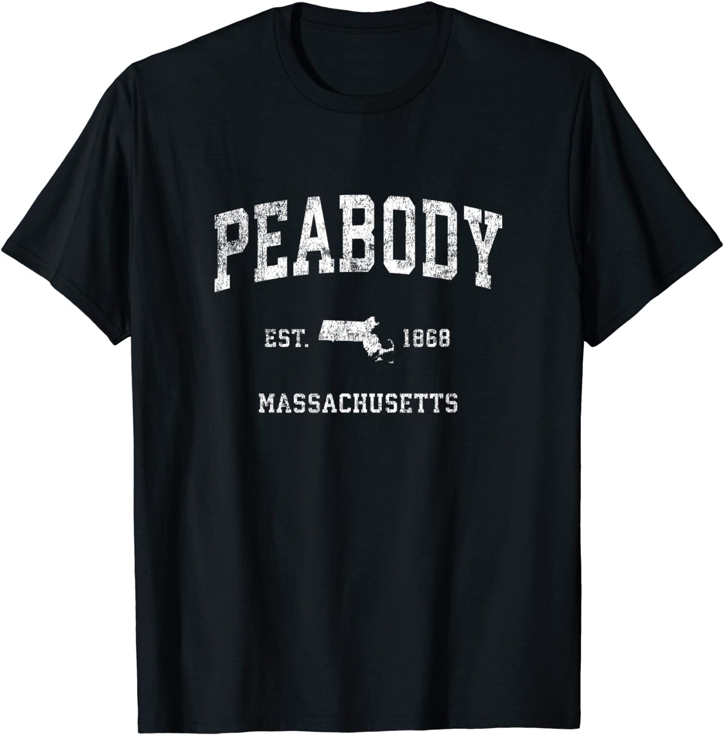 Peabody Massachusetts MA Vintage Athletic Sports Design T-Shirt