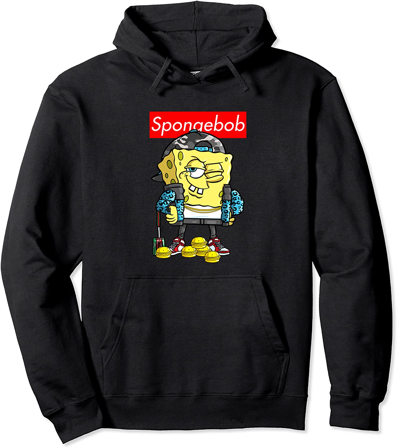 Spongebob Squarepants Cool Spongebob Pullover Hoodie
