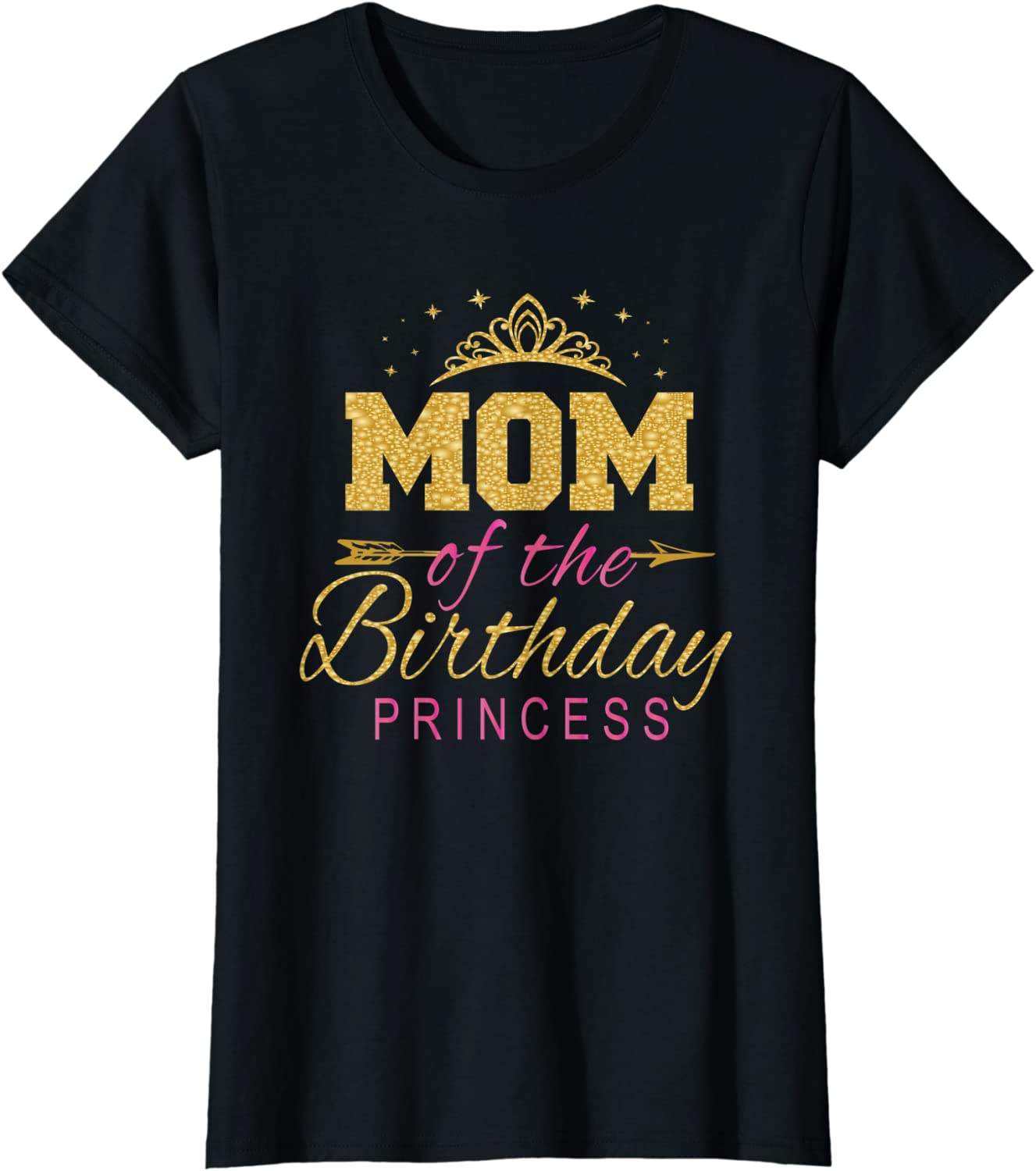 Mom Of The Birthday Princess Girls Party T-Shirt
