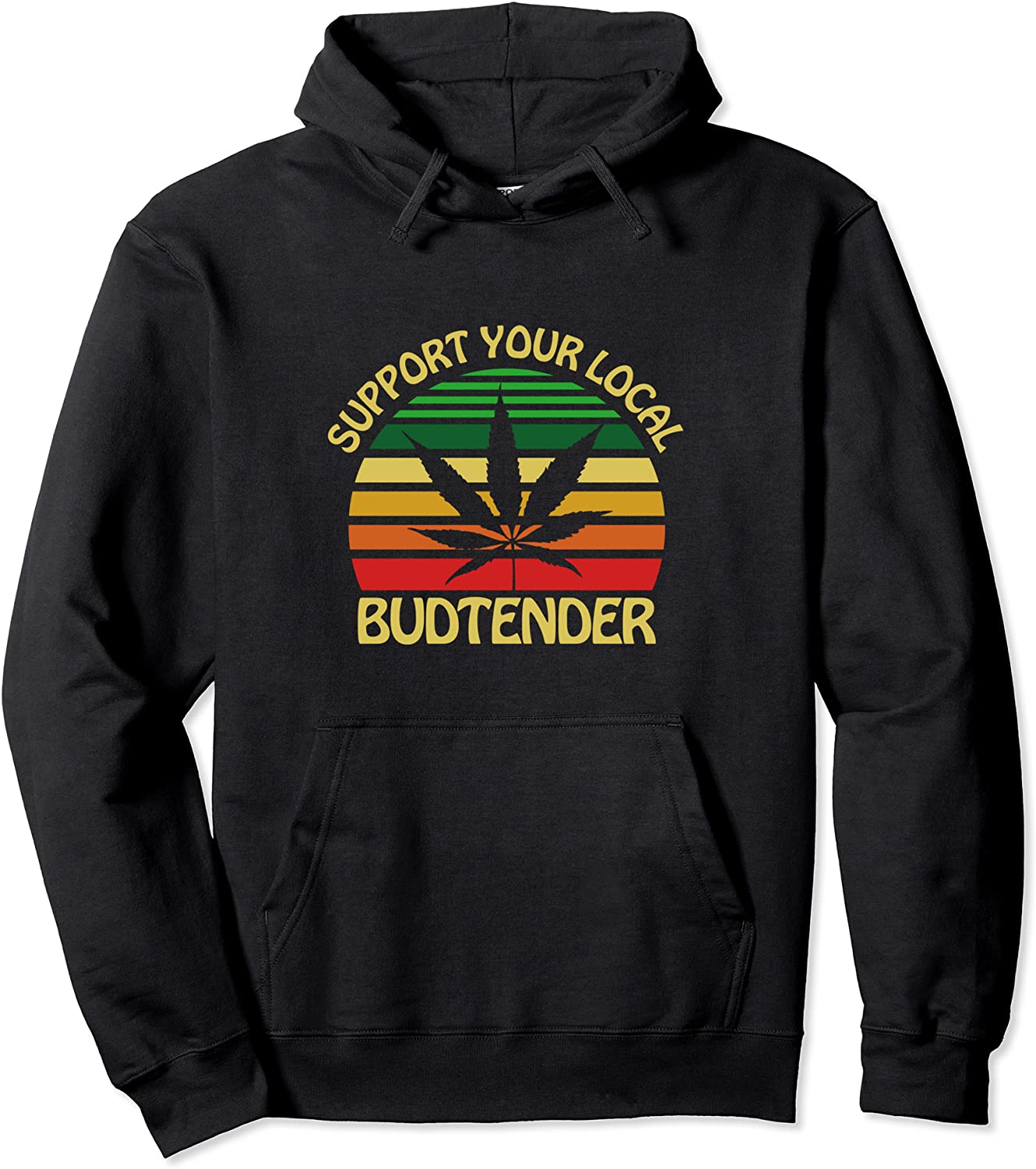 Budtender Tshirt for Cannabis Weed Shop Dispensary Fans Pullover Hoodie