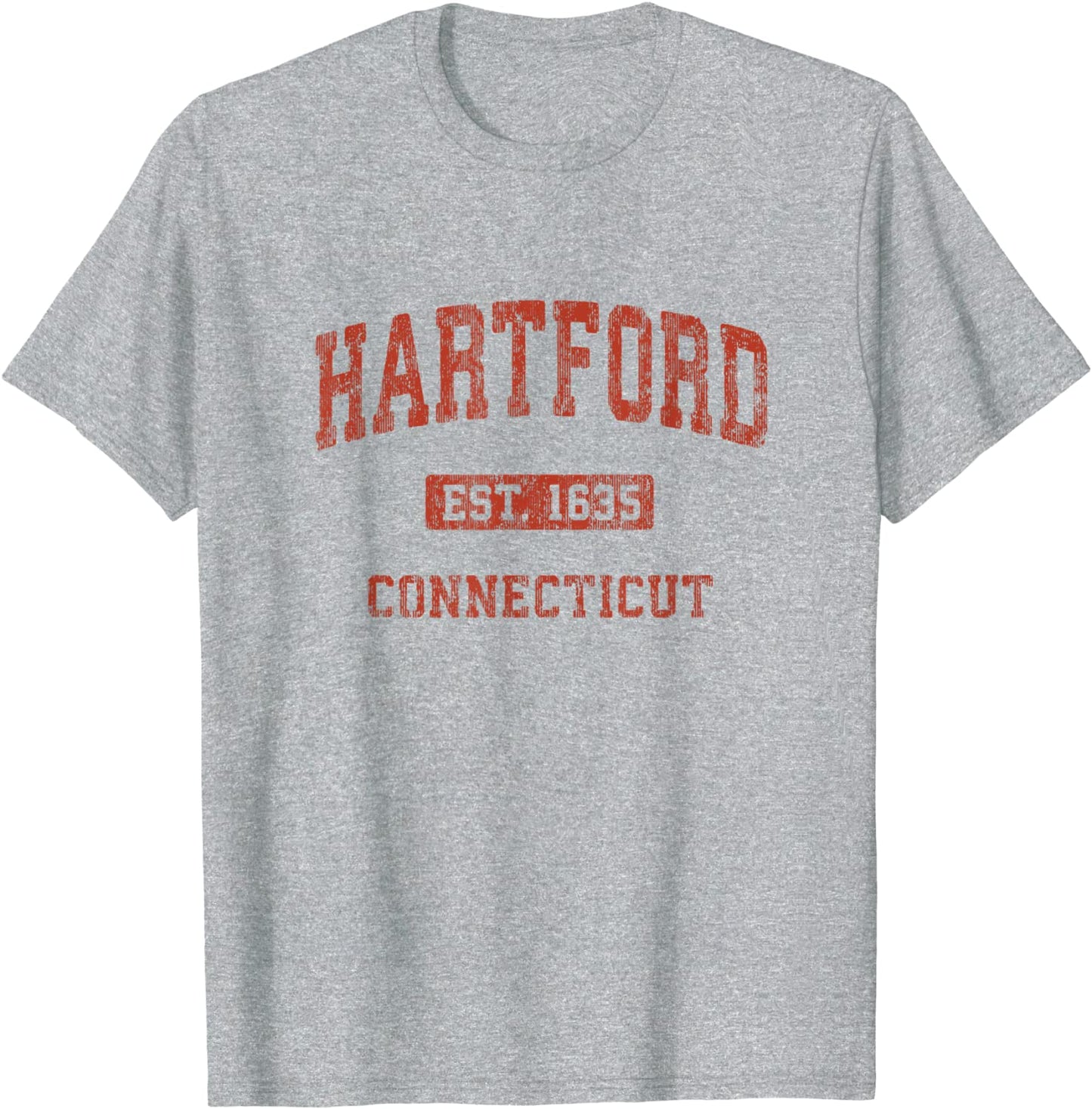 Hartford Connecticut CT Vintage Athletic Sports Design T-Shirt
