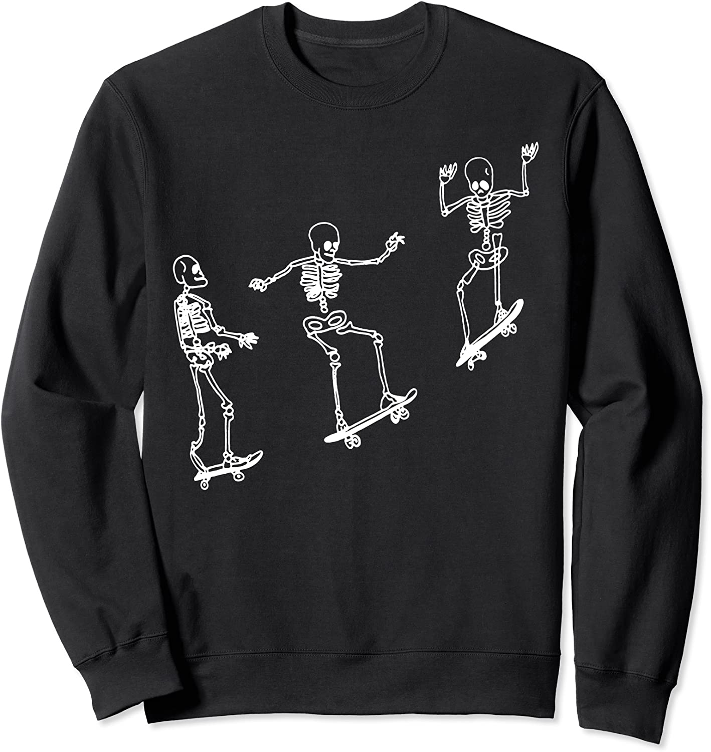 Funny Skeleton Skateboard Shirt Sweatshirt