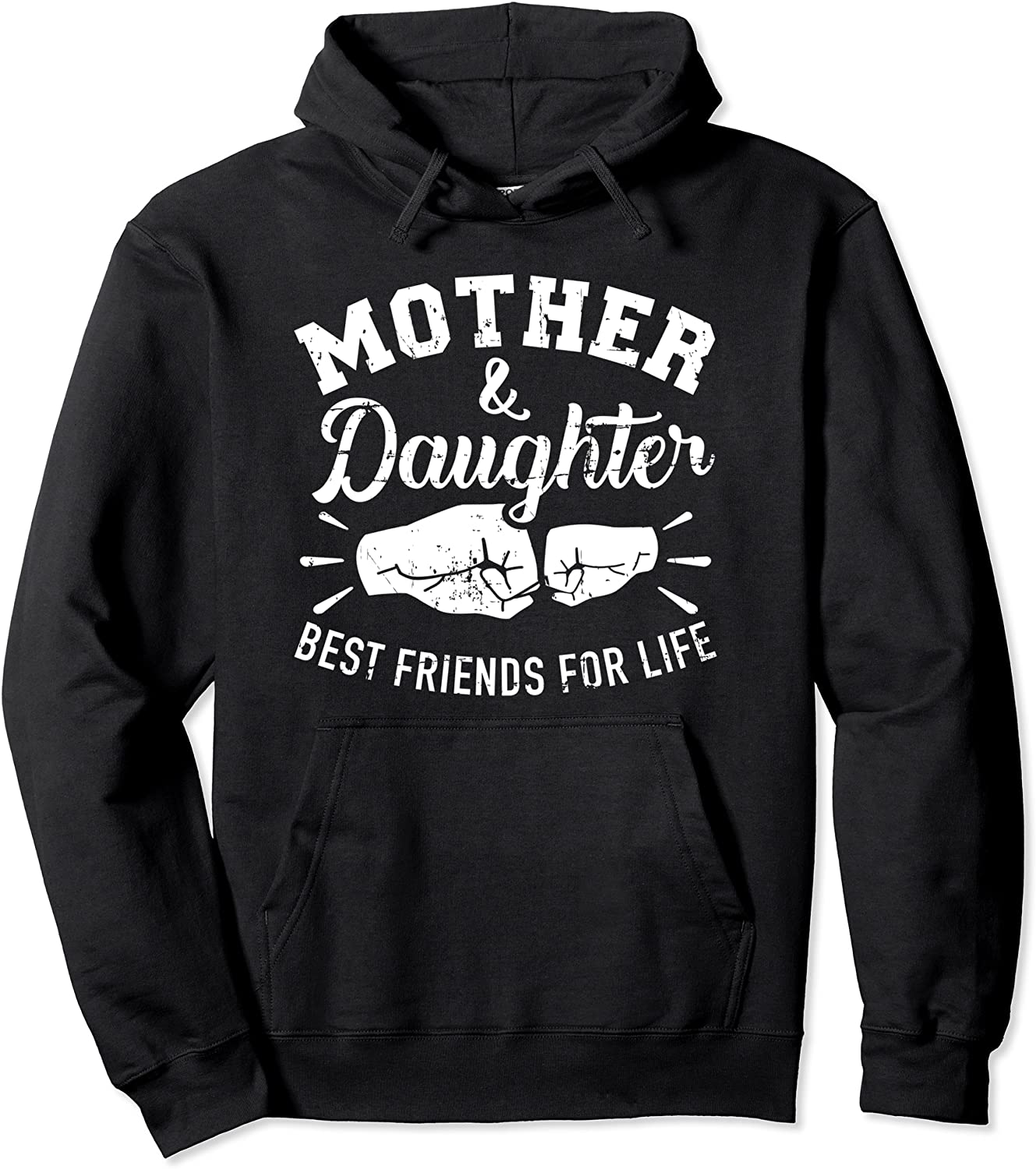 Mother and daughter best friends for life mom Pullover Hoodie