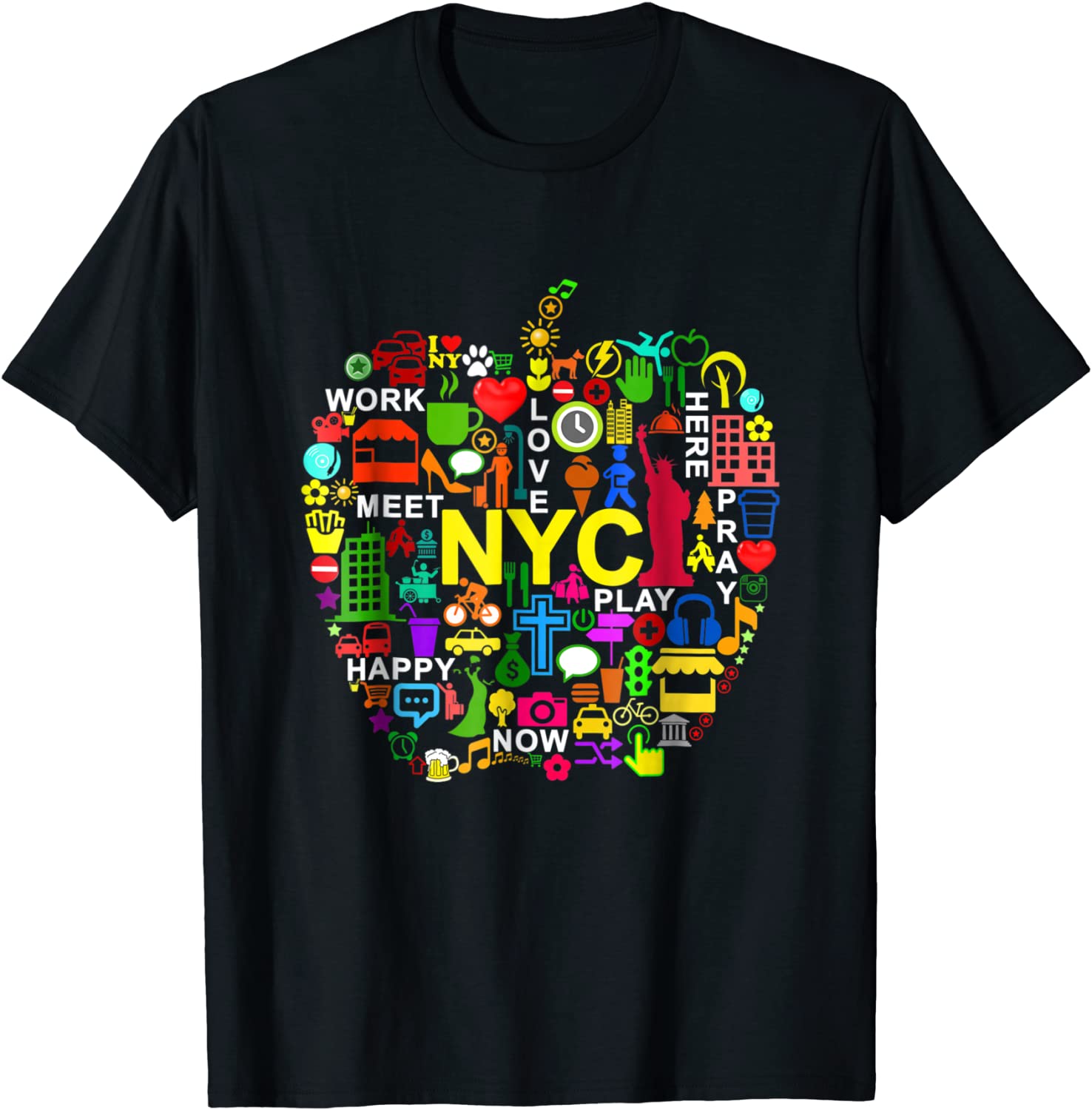 I LOVE NYC T-Shirts NEW YORK CITY BIG APPLE