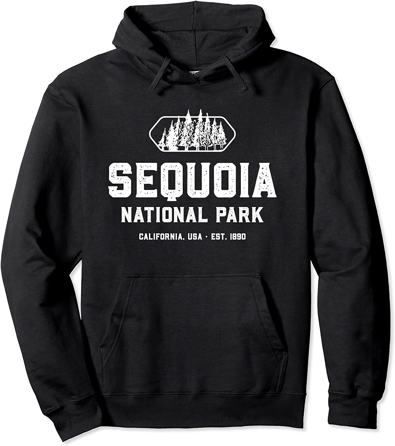 Vintage Sequoia National Park Hoodie - Retro California