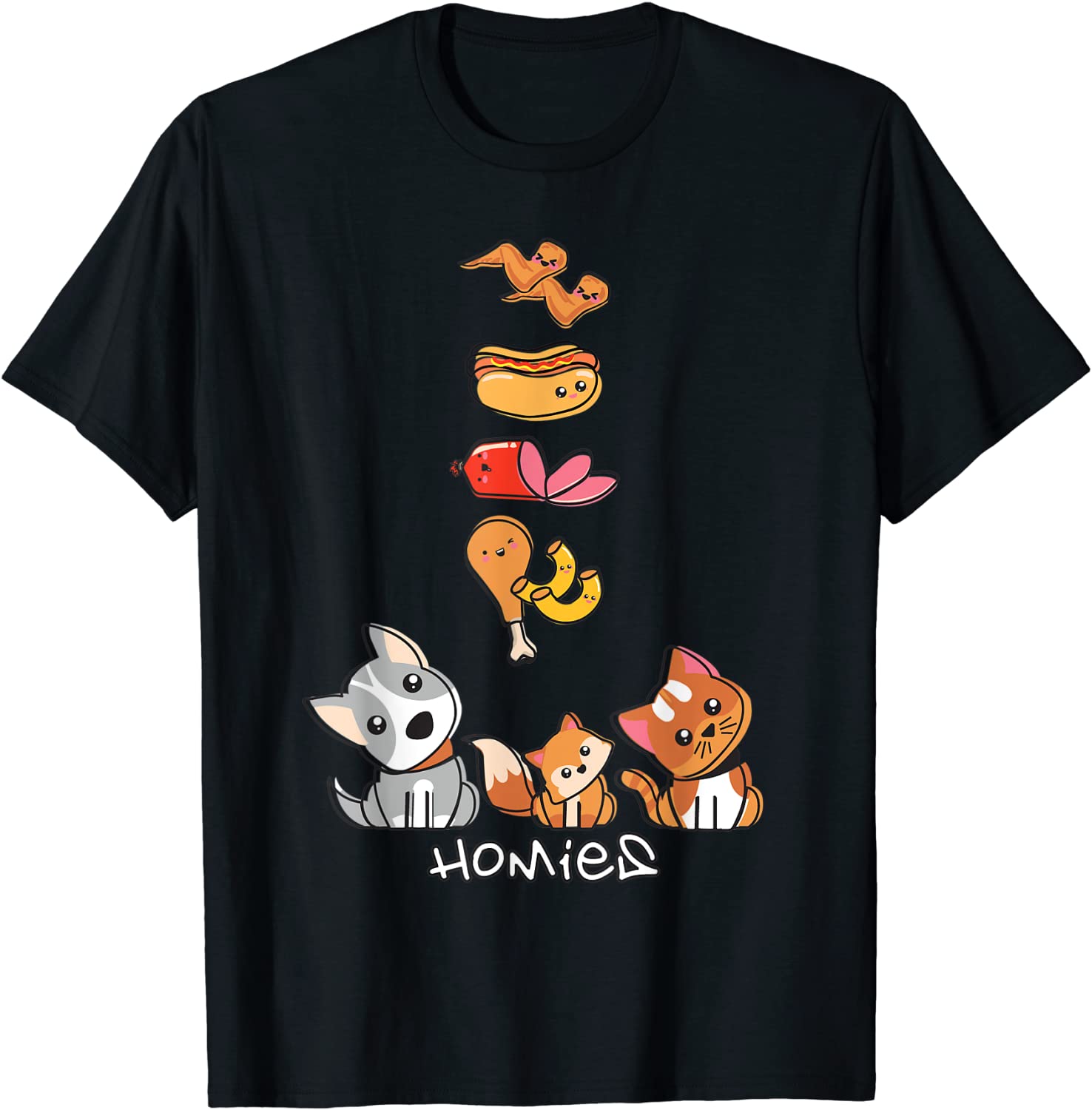 Chicken Wing Chicken Wing Hot Dog Bologna T-Shirt