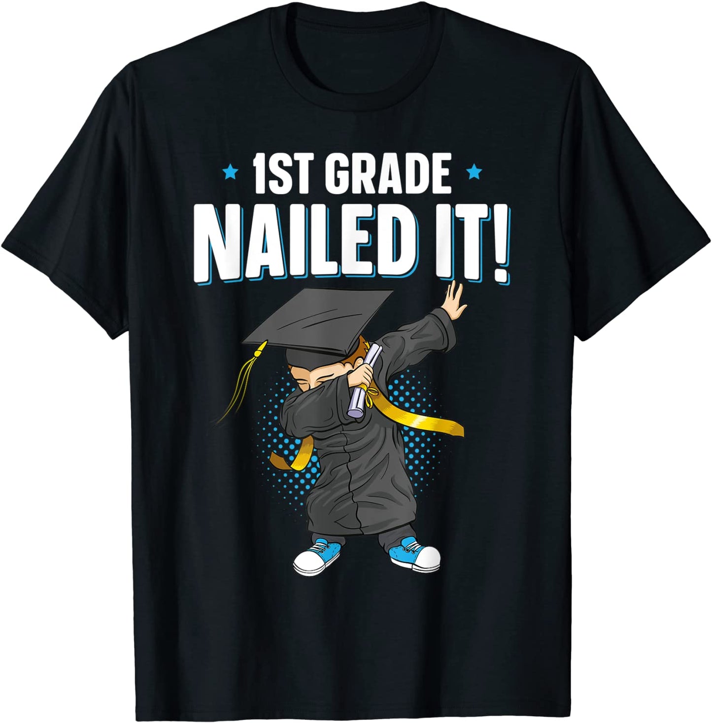 1st Grade Nailed It Boys Dabbing Graduation Class Of 2021 T-Shirt