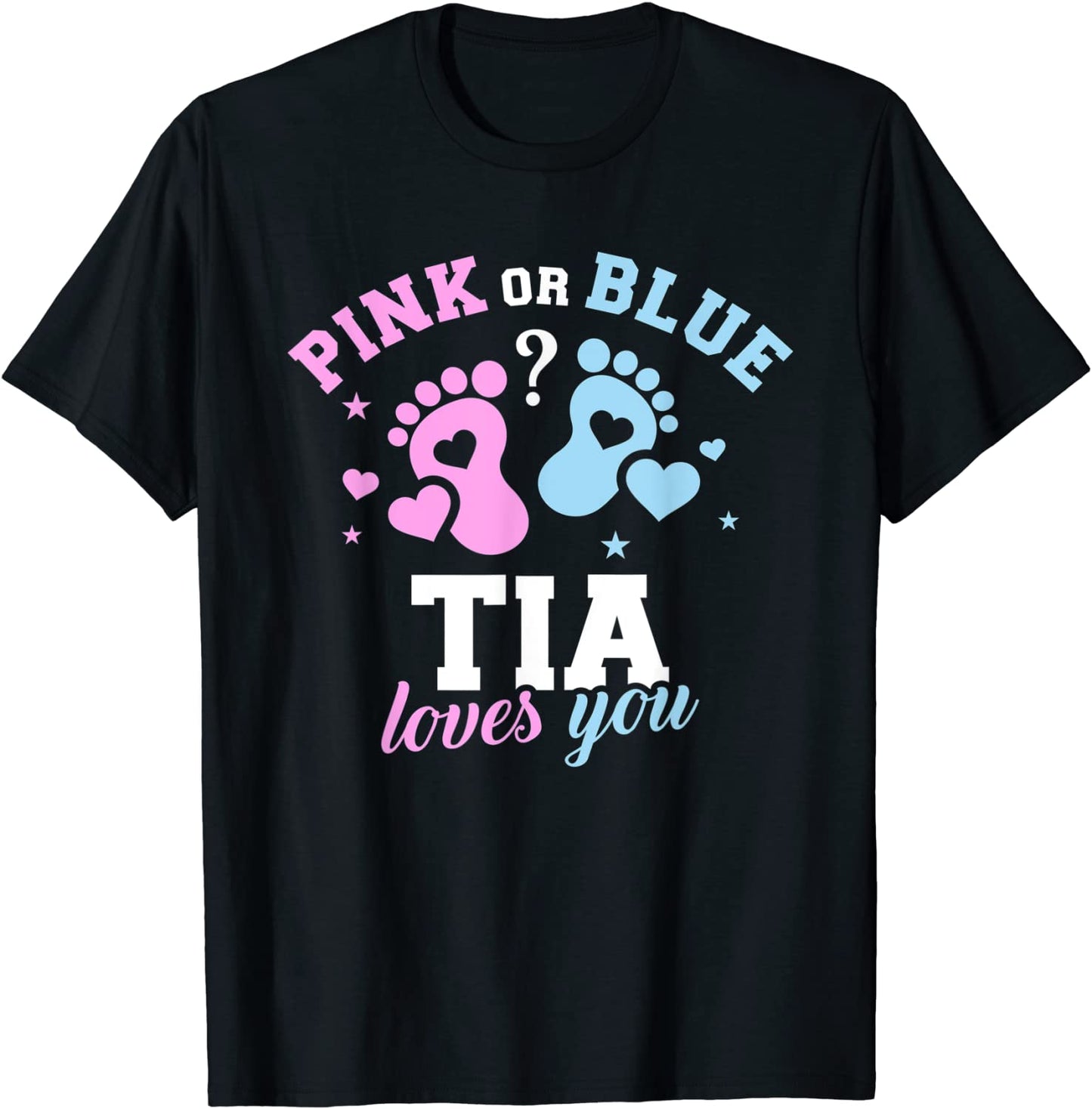 Gender reveal tia aunt T-Shirt