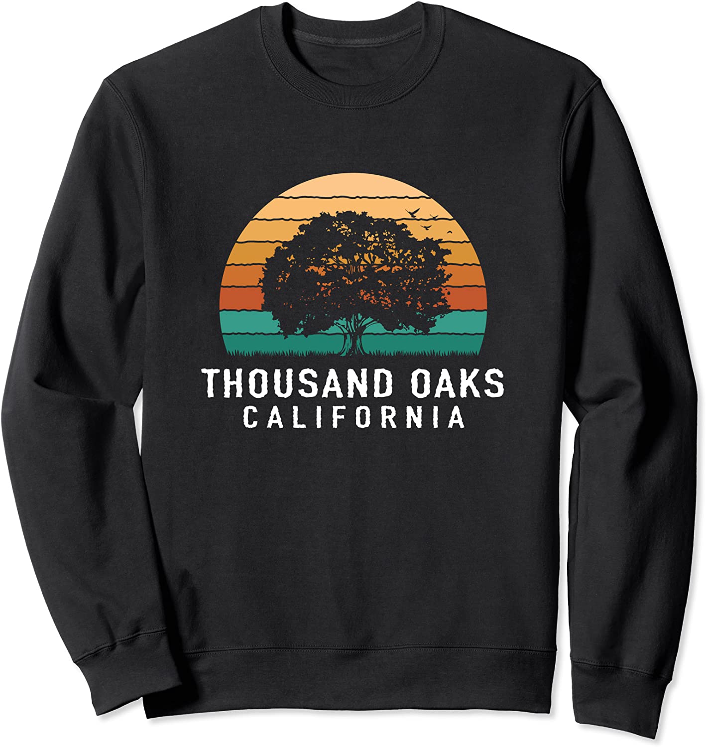 Thousand Oaks Vintage Sunset California Souvenir Sweatshirt