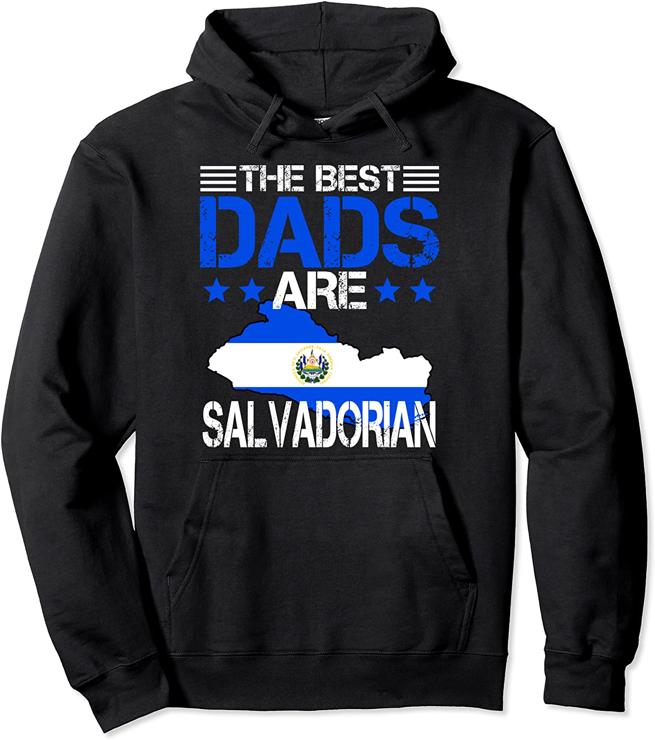 El Salvador Salvadorian Dad Funny Gift Latino Fathers Day Pullover Hoodie