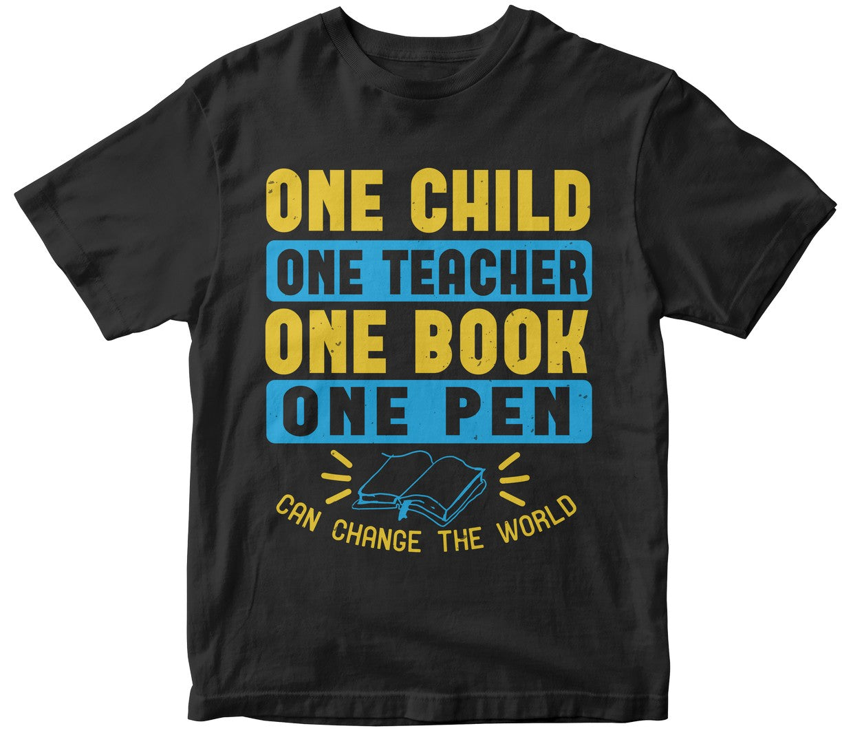 One Child, One Teacher, One Book, One Pen Can Change The World