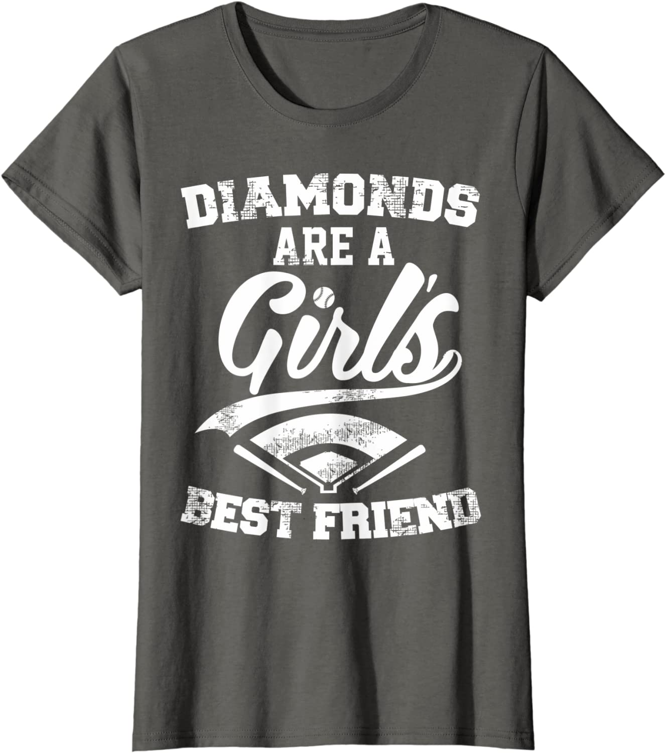Diamonds are a Girls Best Friend T-Shirt Baseball Shirt