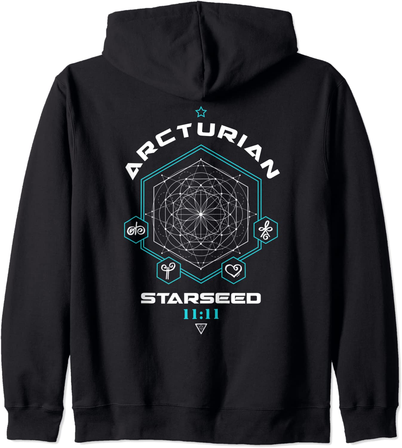 Arcturian Starseed Light Code Sacred Geometry 1111 Hoodie