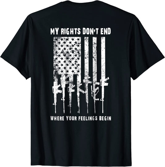 2nd Amendment Feelings America USA Patriotic Funny T-Shirt