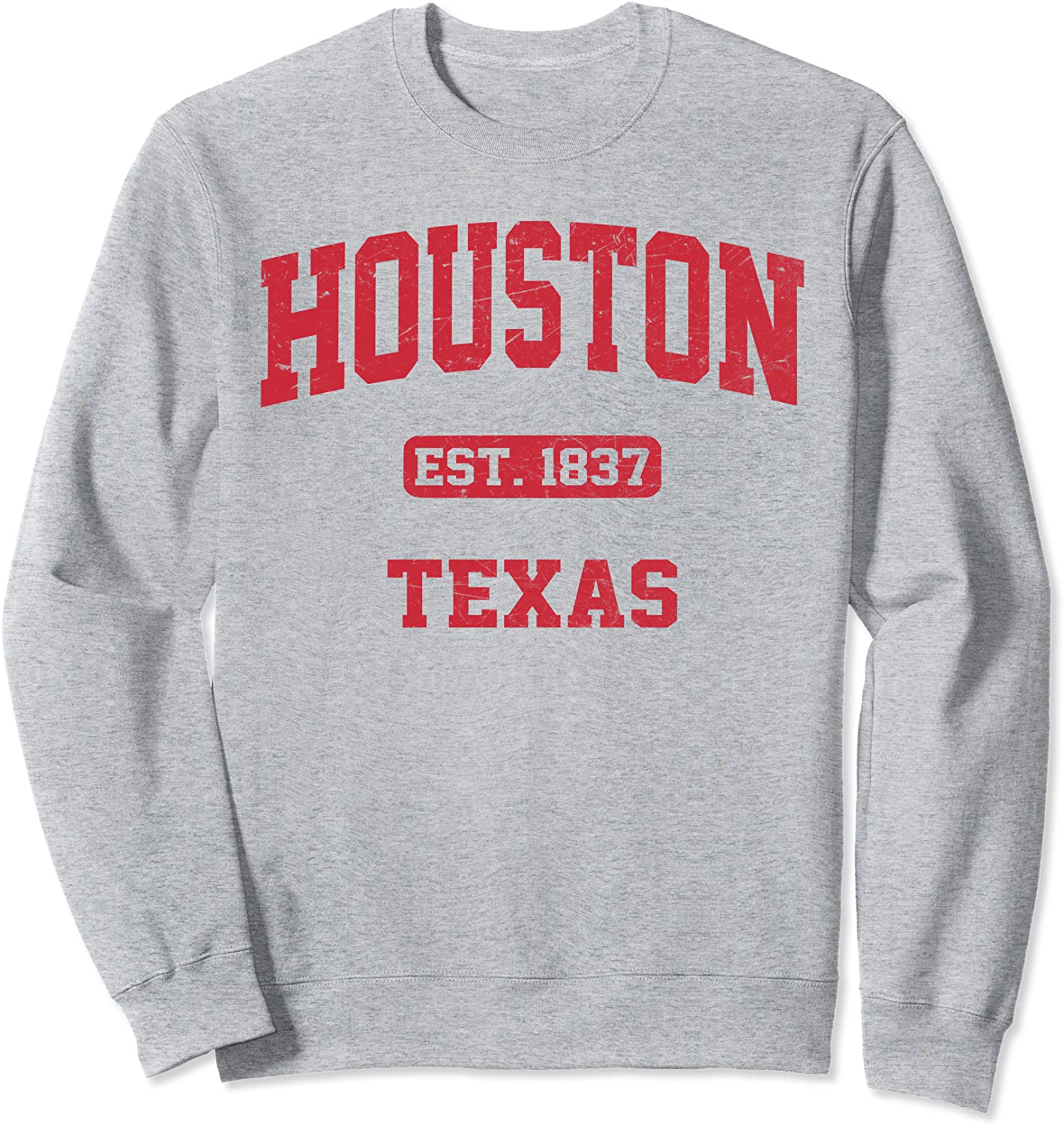 Houston Texas TX vintage University College Style Sweatshirt