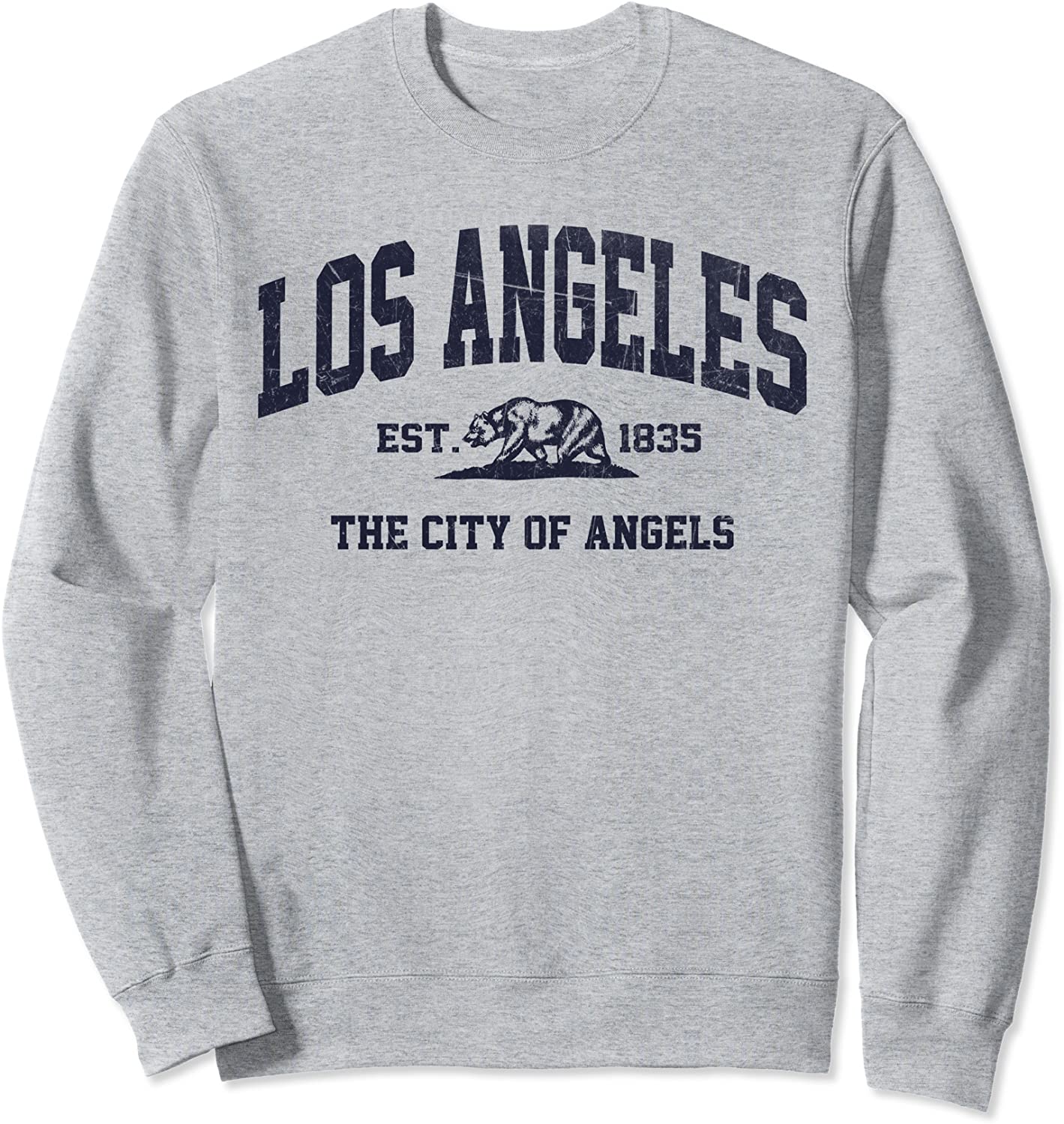 Los Angeles California CA USA vintage state Athletic style Sweatshirt