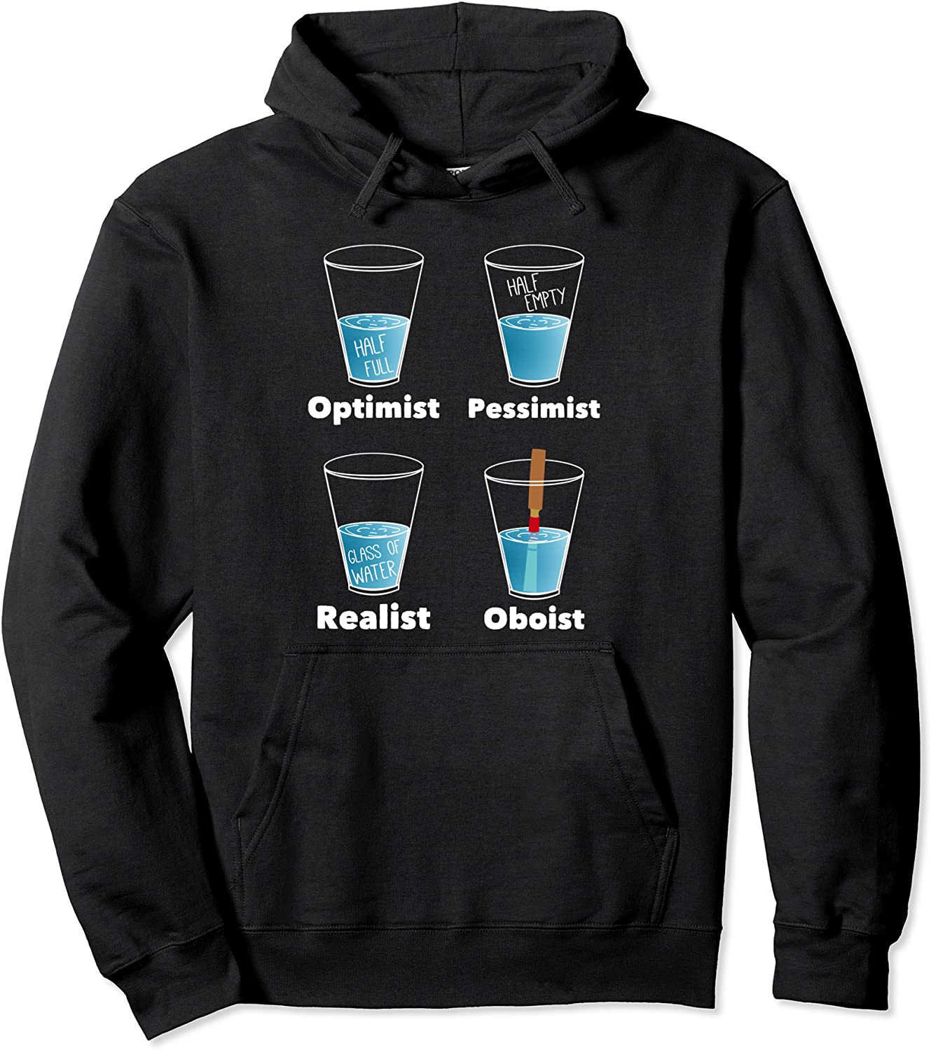 Funny Oboist Design Oboe Play Orchestra Music Pullover Hoodie