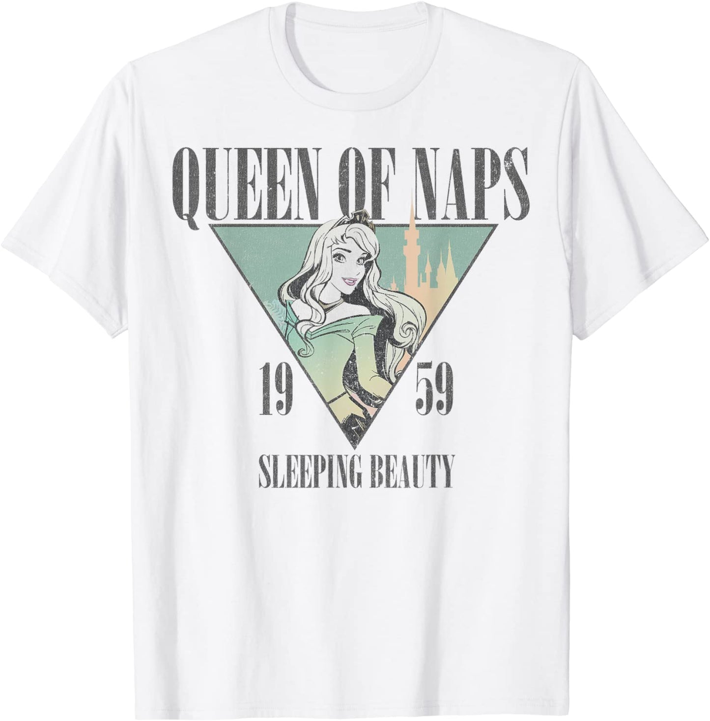 Disney Sleeping Beauty Nap Queen 1959 Graphic T-Shirt T-Shirt