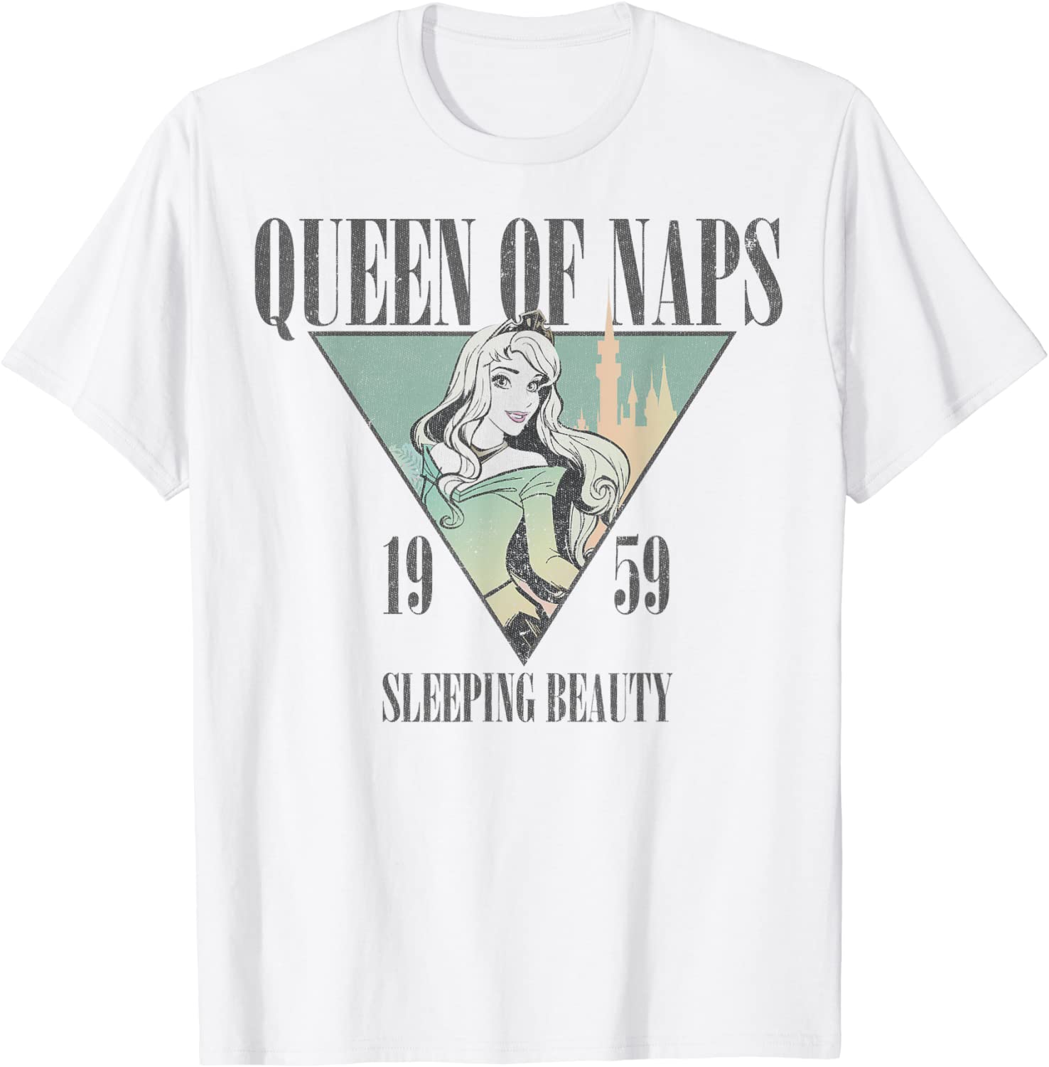 Disney Sleeping Beauty Nap Queen 1959 Graphic T-Shirt T-Shirt