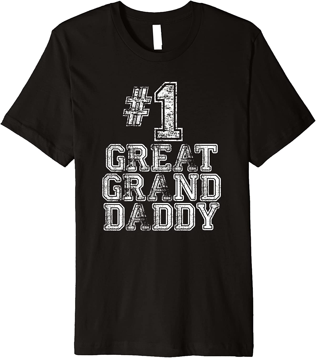 1 Great GrandDaddy - Number One Sports Fathers Day Gift Premium T-Shirt
