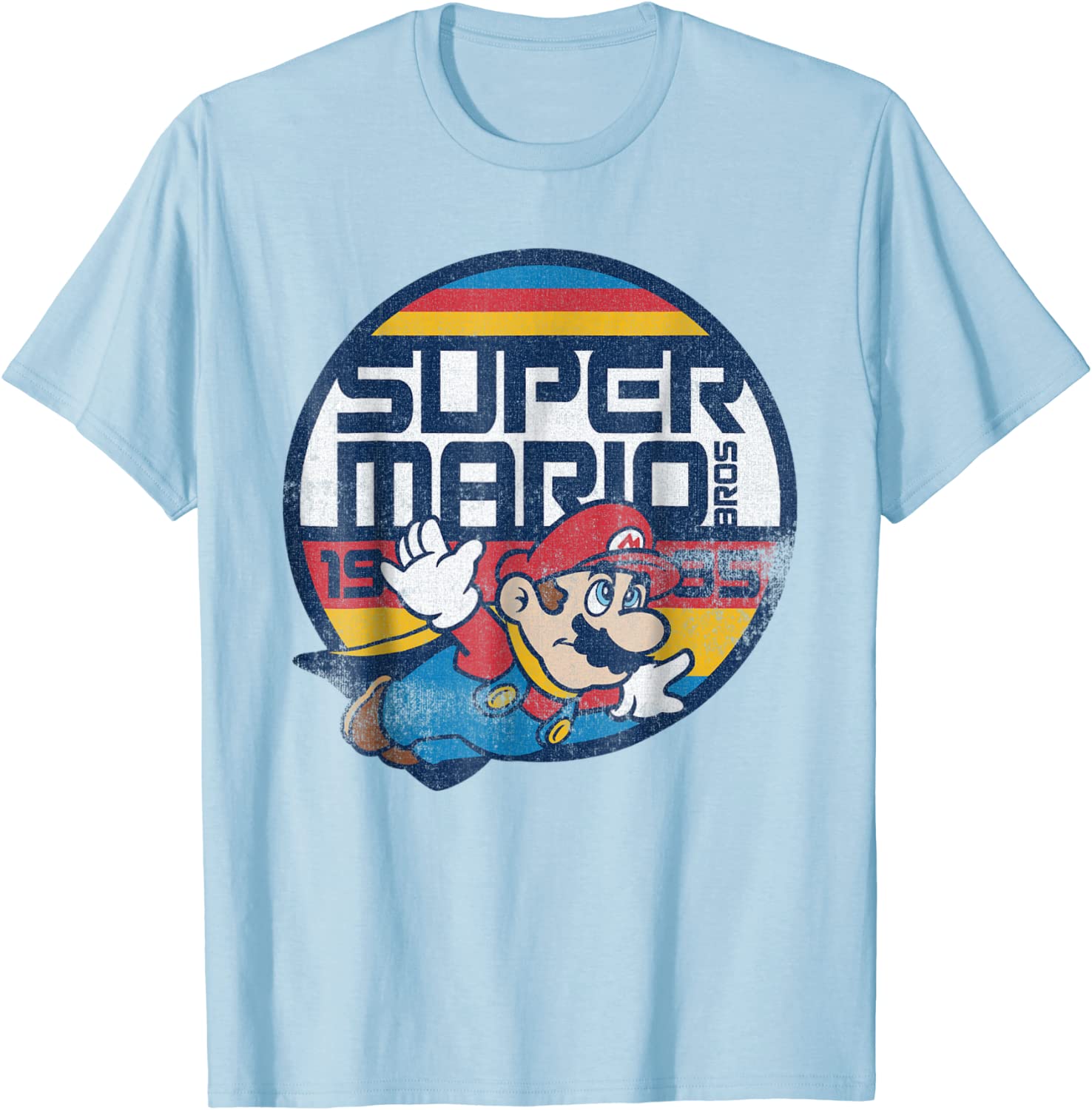 Super Mario Classic Retro Flying 1985 Graphic T-Shirt
