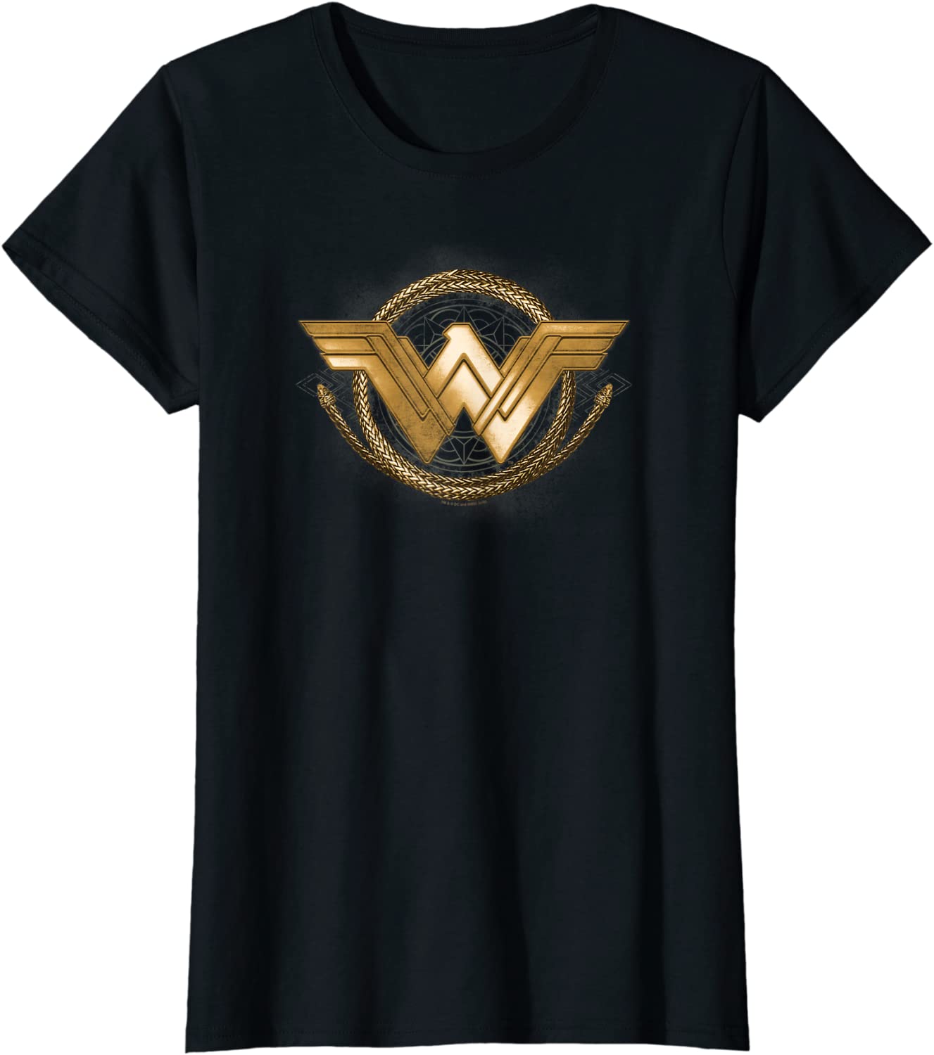 Wonder Woman Movie Golden Lasso Logo T-Shirt