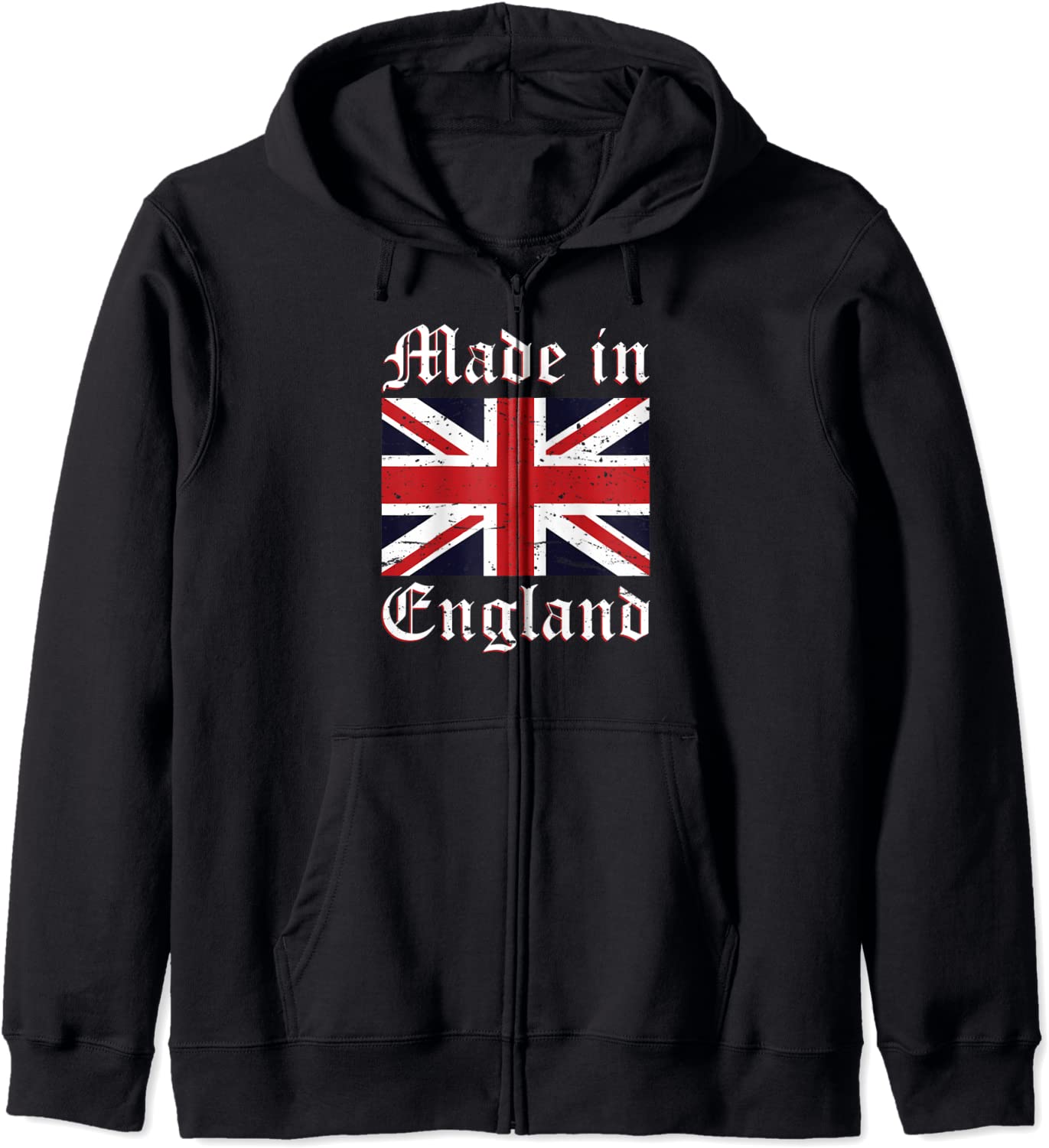 Cool United Kingdom Flag Union Jack Made In England Gift Hoodie