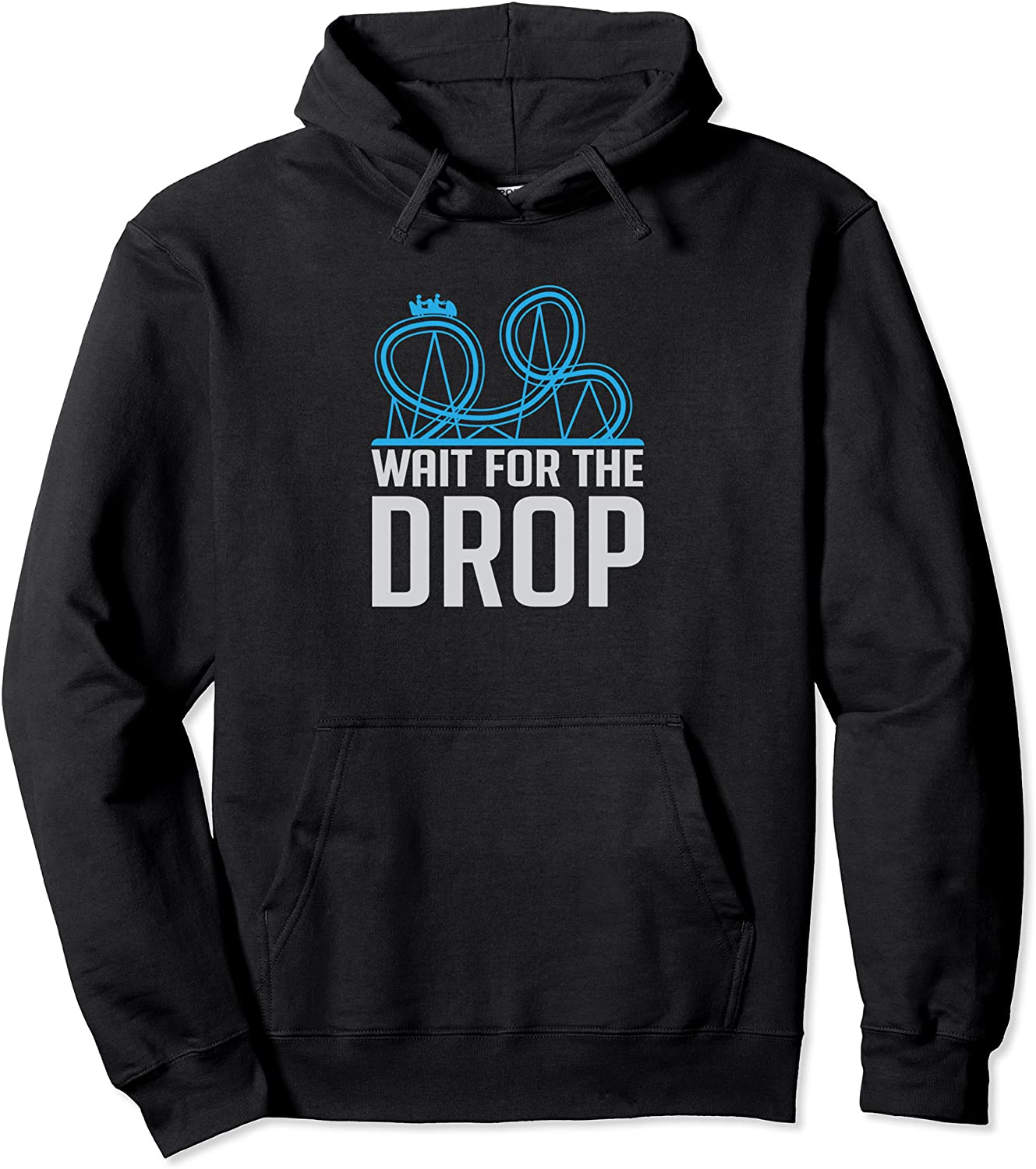 Wait For The Drop Roller Coaster Amusement Park Hoodie