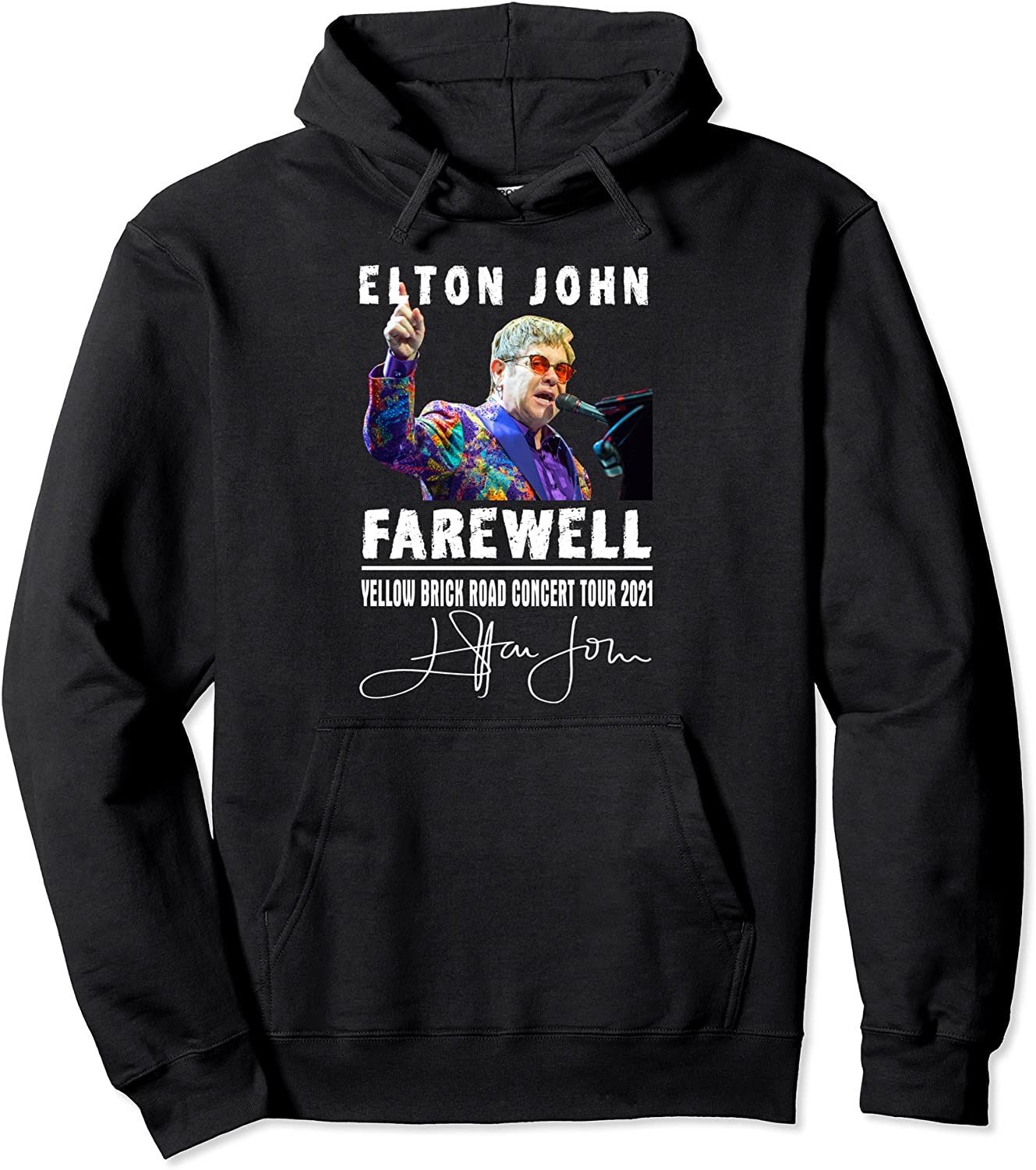 Graphic Elton Arts John Country Music Vintage Tour 2021 Arts Pullover Hoodie