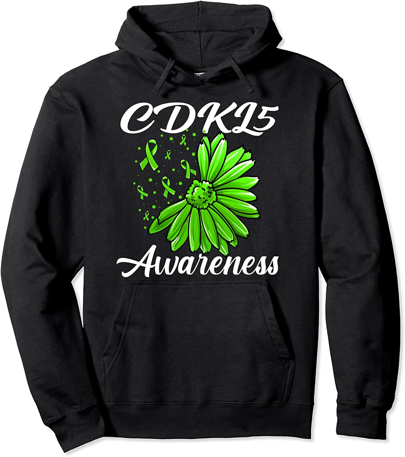 CDKL5 Awareness epileptic encephalopathy Related Lime Green Pullover Hoodie
