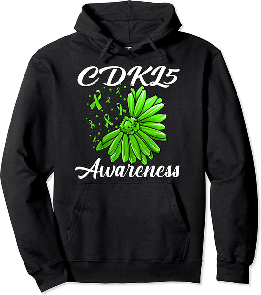 CDKL5 Awareness epileptic encephalopathy Related Lime Green Pullover Hoodie