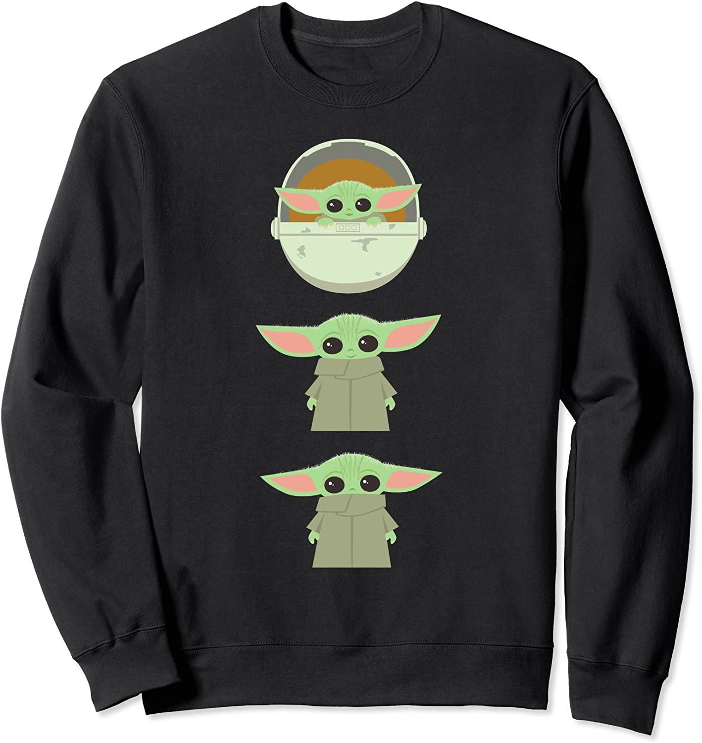 Star Wars The Mandalorian The Child Cartoon Poses Sweatshirt