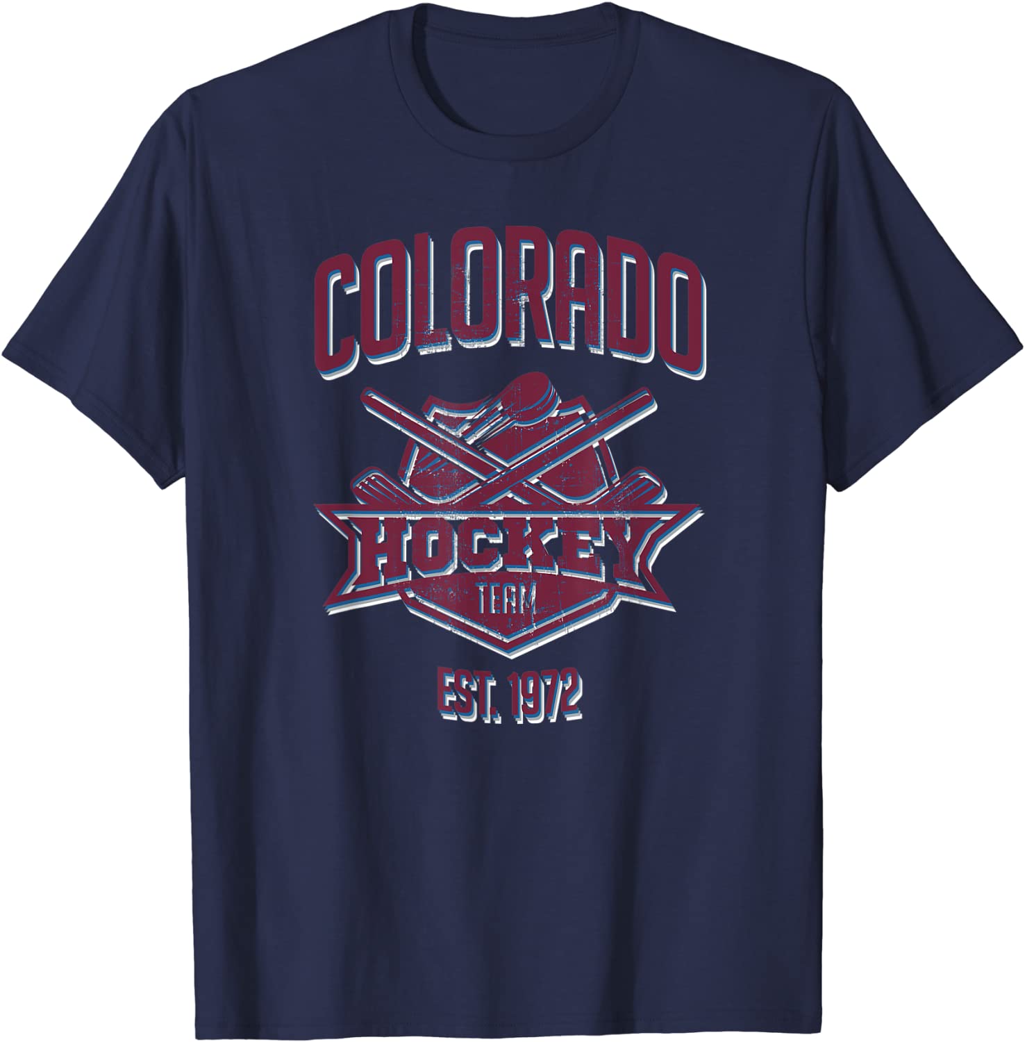Distressed Avalanche Retro Glitch Party Tailgate Fan Gift T-Shirt