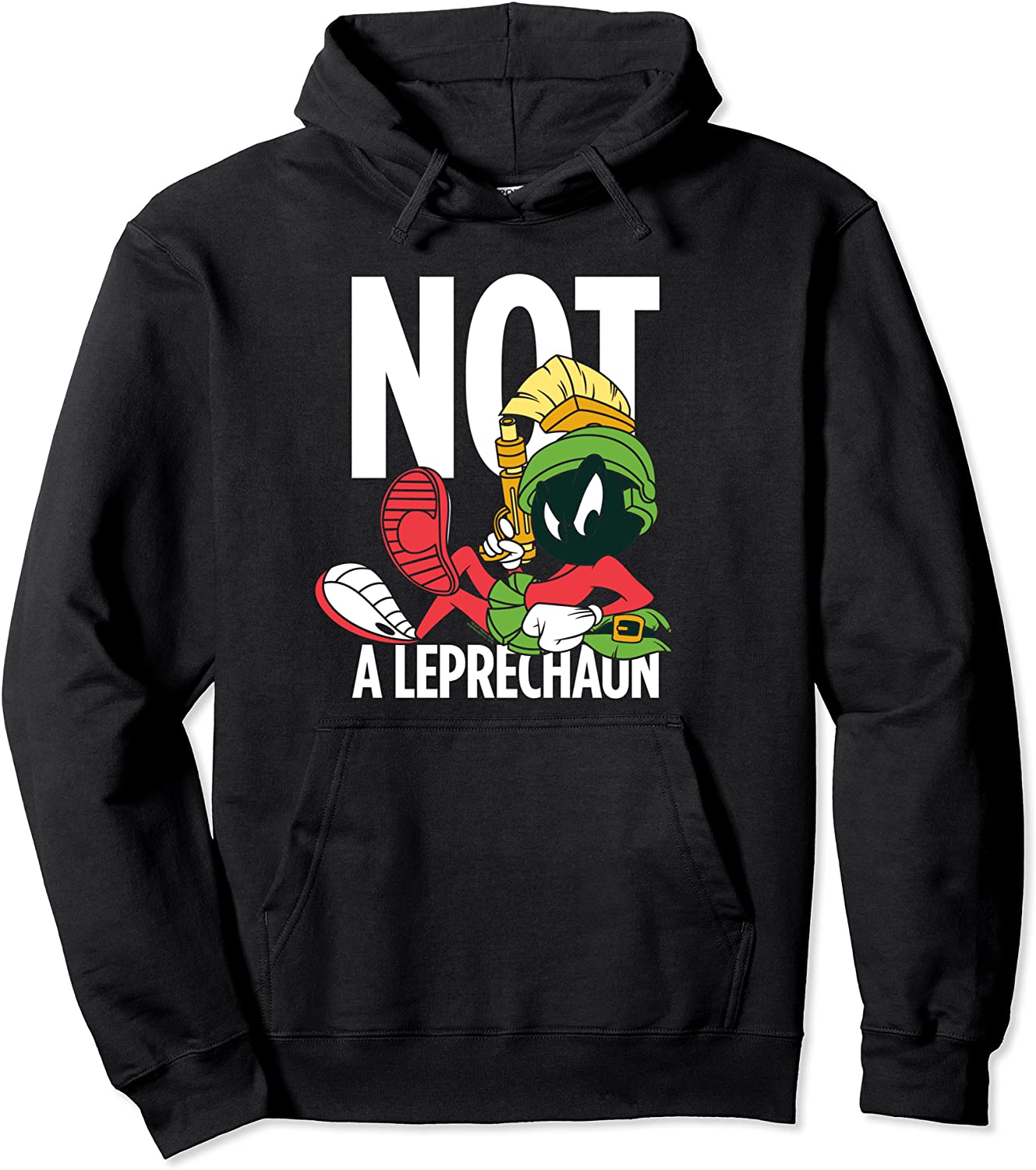 Looney Tunes Marvin the Martian Not a Leprechaun Pullover Hoodie