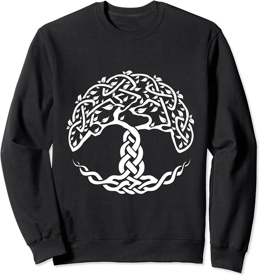 Celtic Symbol Tree of Life Family Wisdom Rebirth Irish Sweatshirt