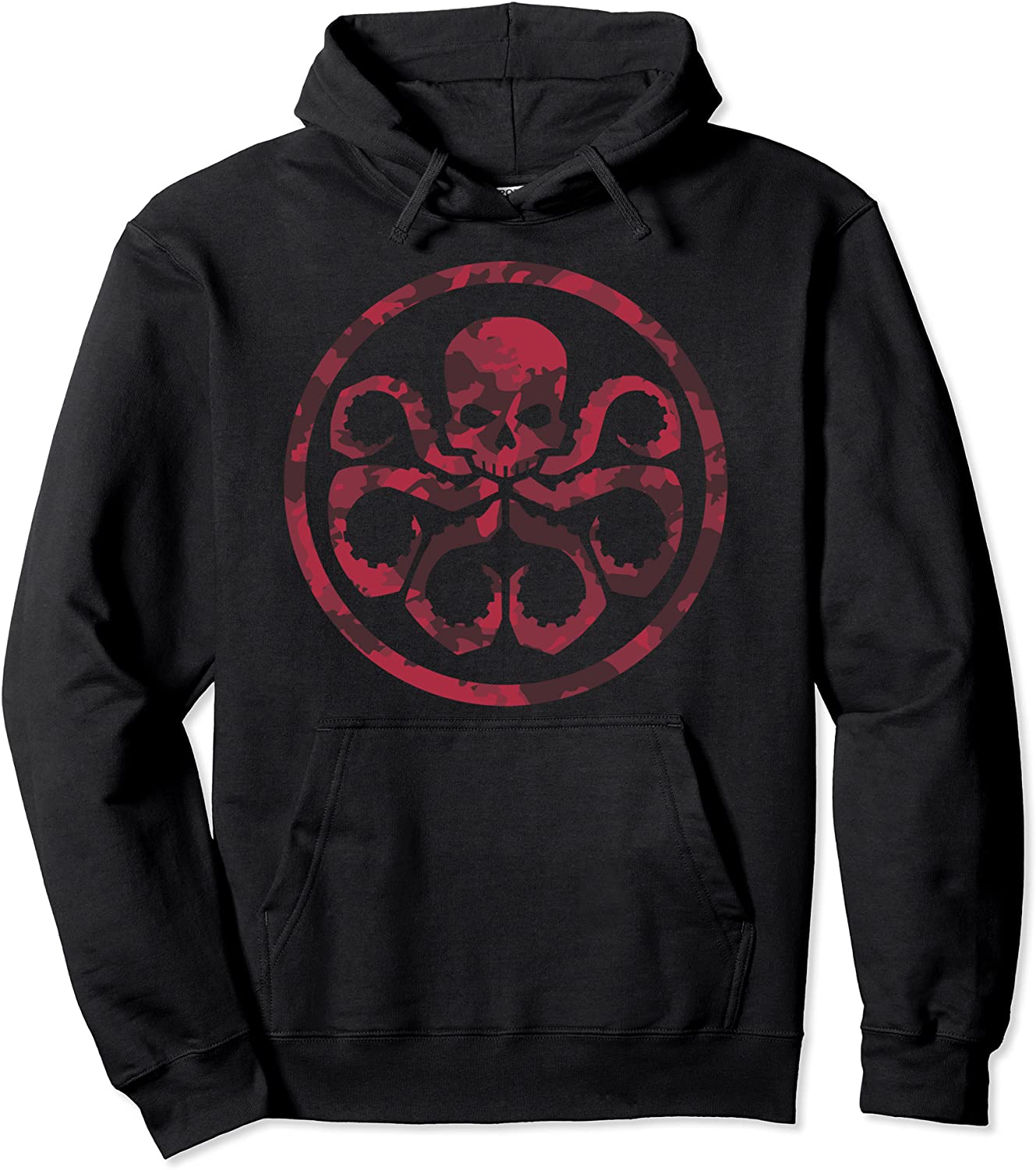 Marvel Hail Hydra Camo Patterned Logo Graphic Hoodie